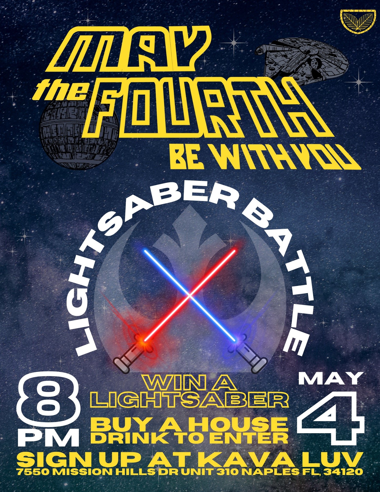 Lightsaber Battles at Kava Luv!