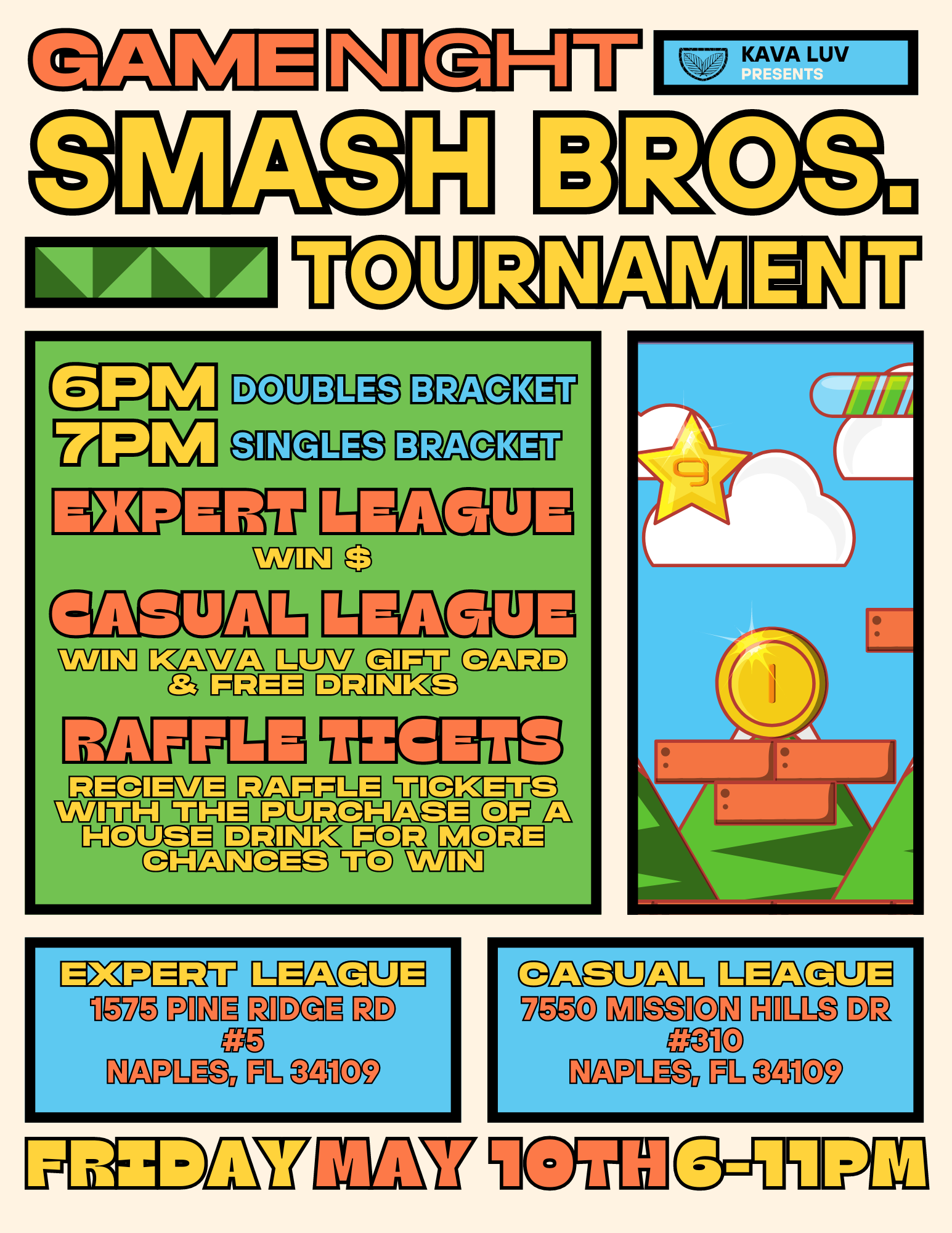 Join the Fun: Kava Luv's Smash Bros. Tournament!