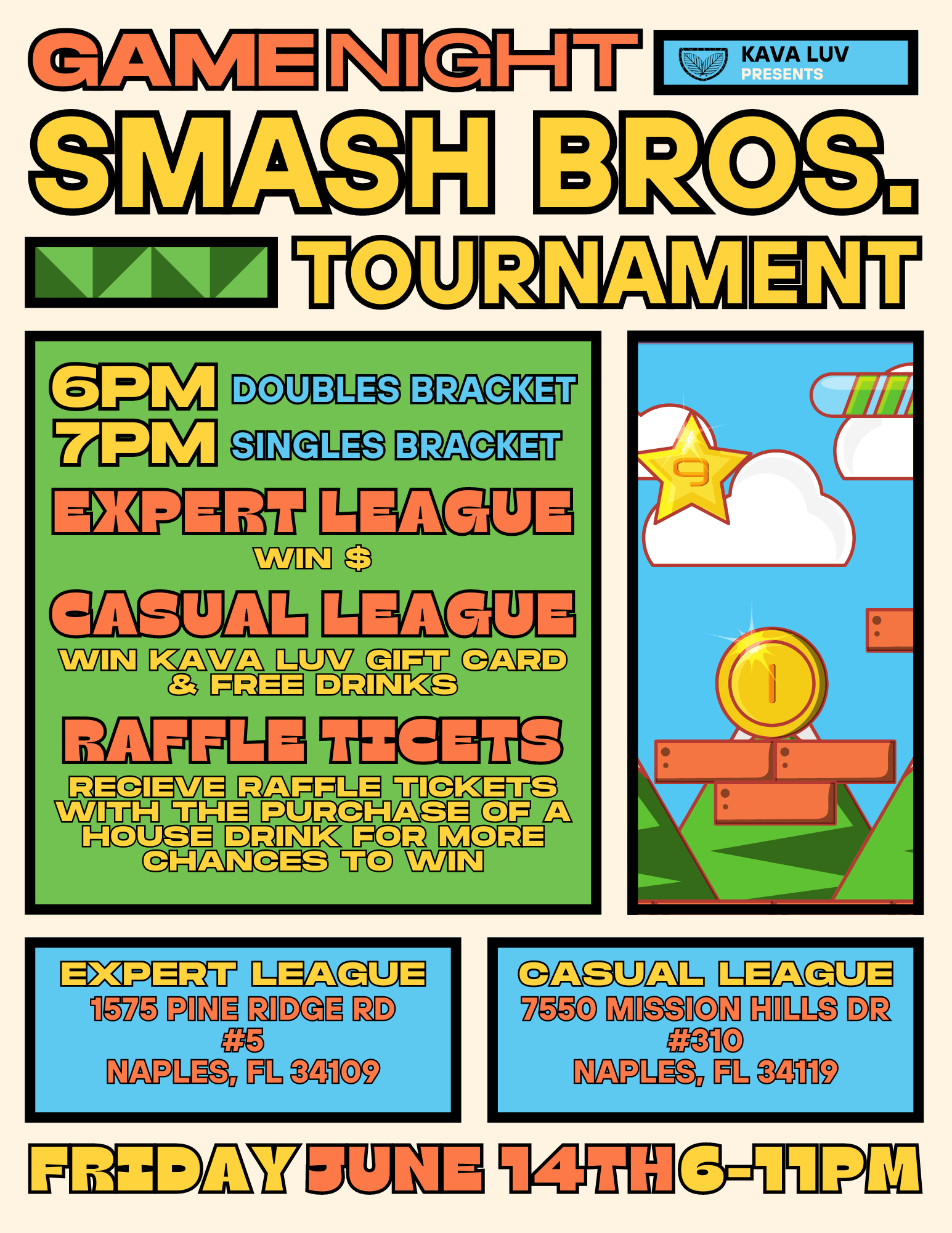Kava Luv’s Smash Bros Tournament: Where Gaming Meets Competition