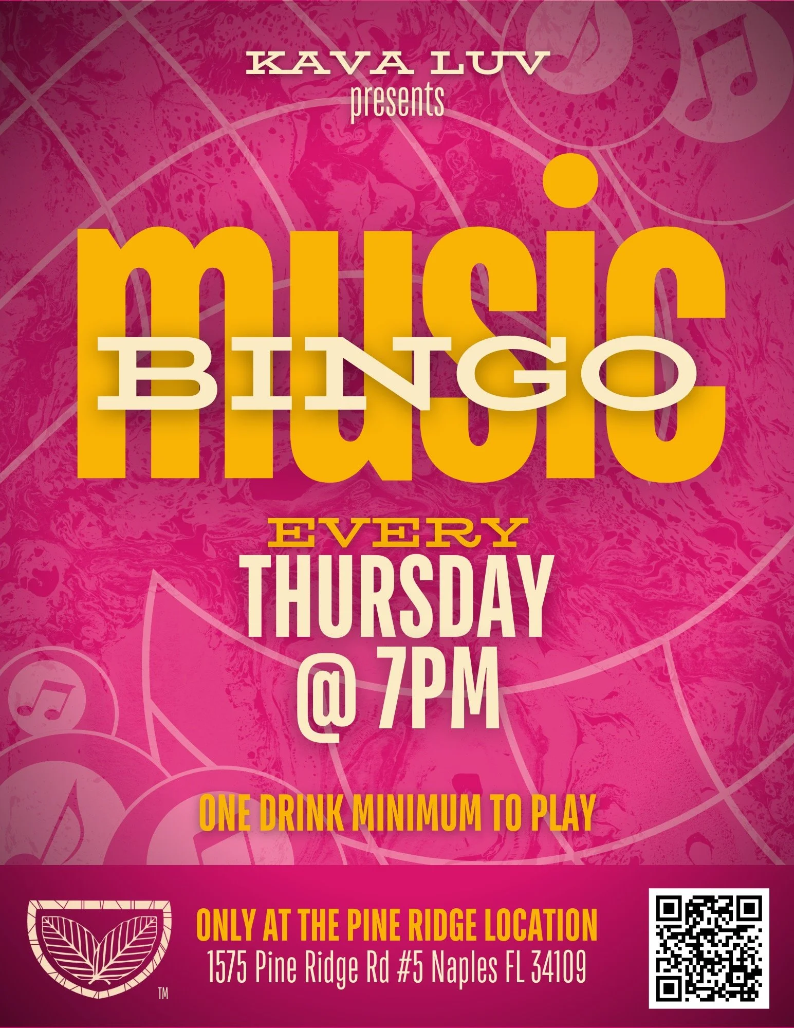 Discover New Tunes and Win Big at Kava Luv’s Musical Bingo Night!
