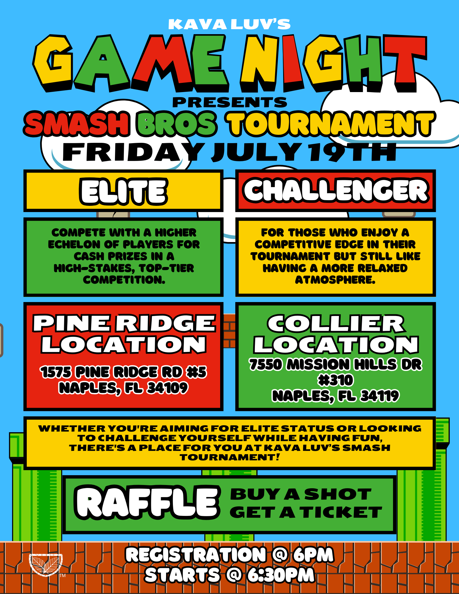 Get Ready for Kava Luv’s Monthly Smash Bros. Tournament!