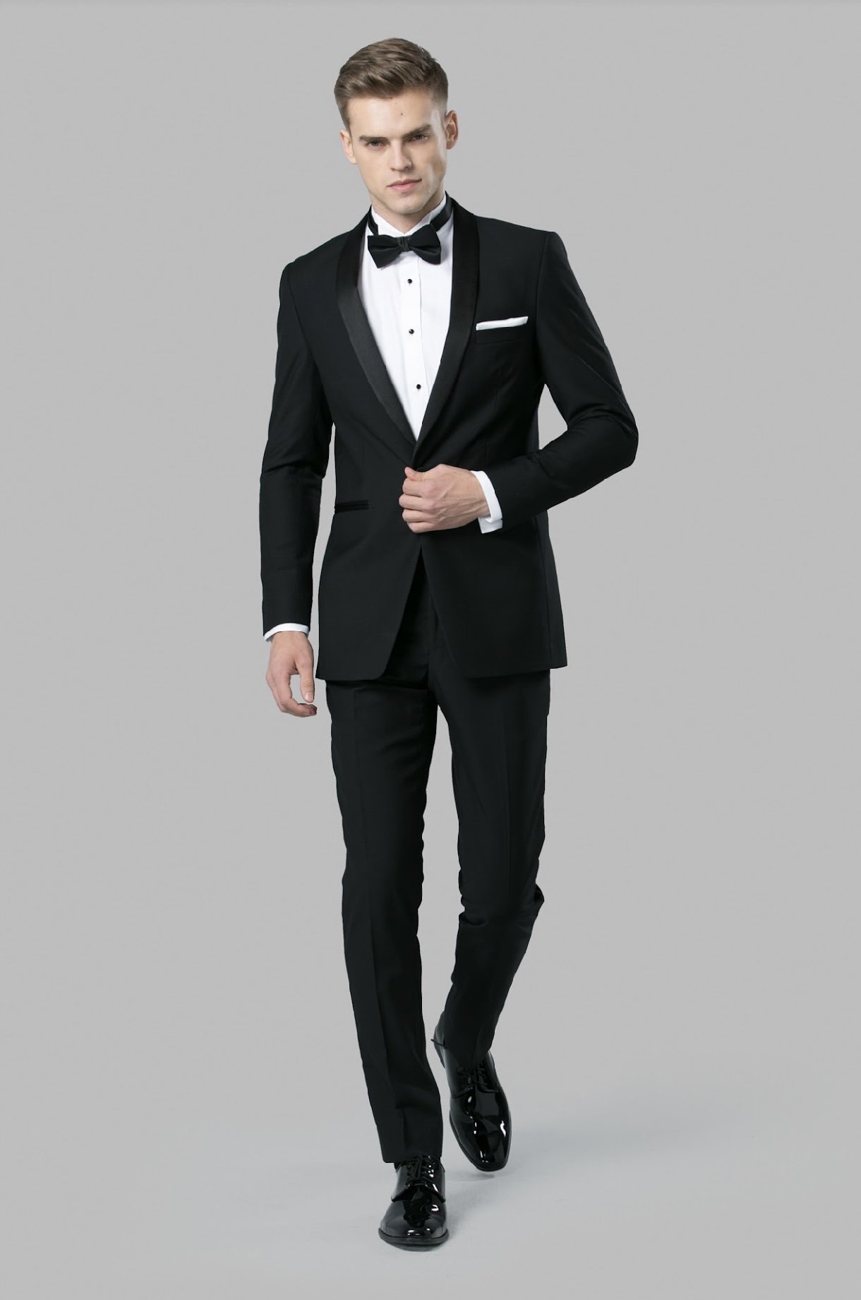 Neil Allyn Shaw Style#Cs2bs
Features: Slim fit, Shawl tuxedo