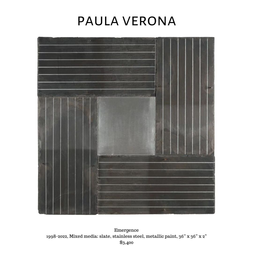 VIEWPOINT artist Paula Verona
@paulaveronastudio
Emergence is available!
$3,400
DM or email us for purchase info

&quot;My work has always been in keeping with this minimalist aesthetic. I make use of geometry and architectonic forms, often incorpora