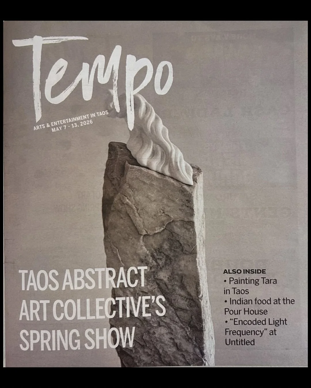 👀 Thank you @taostempo for featuring SPEX26 on the front page of today&rsquo;s paper!

&ldquo;To call the exhibition expansive is accurate yet incomplete. What &ldquo;SPEX &lsquo;26&rdquo; offers is more than a survey of abstract work in Northern Ne