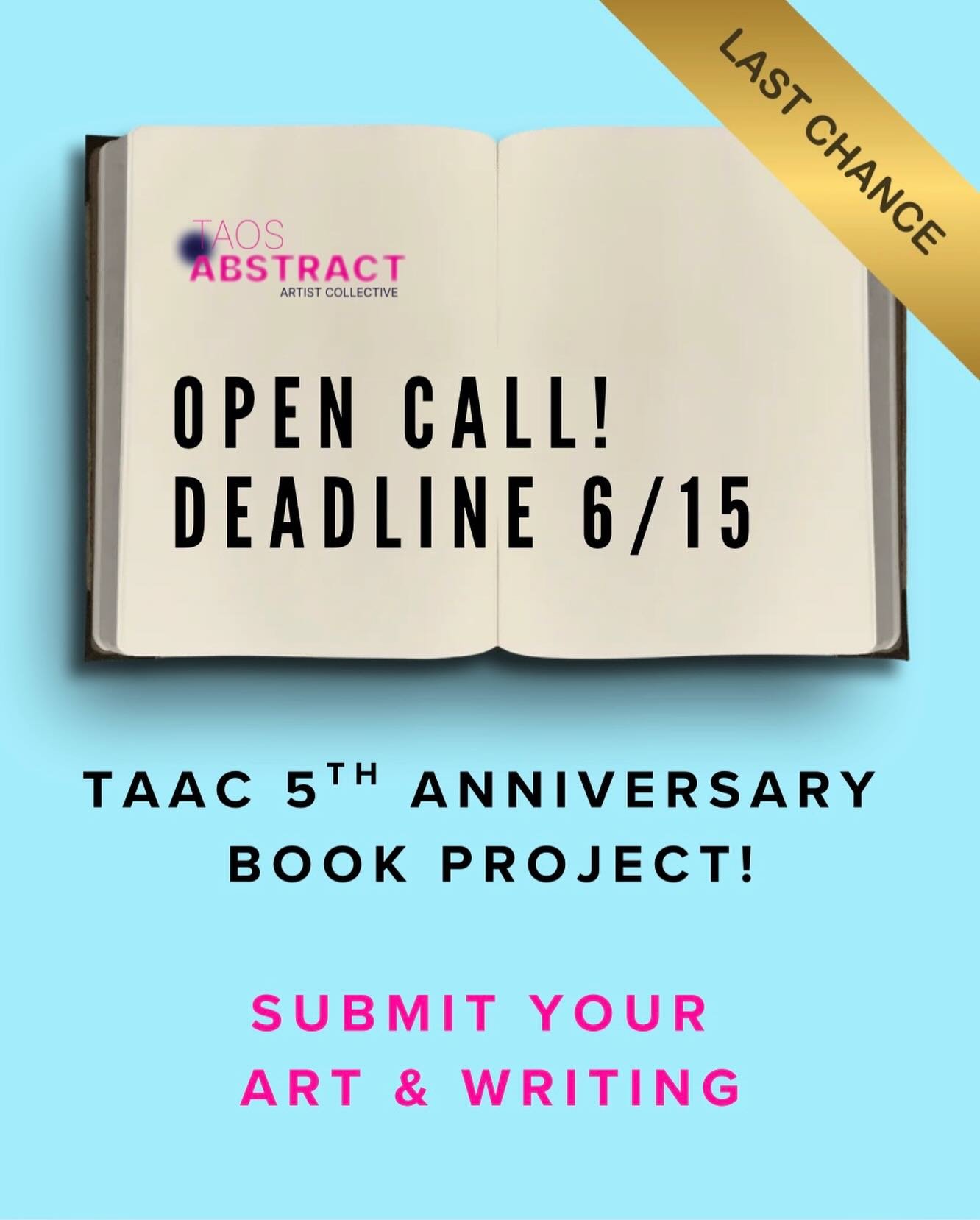 👀 Deadline 6/15 11:59pm ✍️ 📖 🎨 
Don&rsquo;t forget!! Our open call to submit original art + writing for our 5th anniversary book publication project ends on June 15th at 11:59pm MT.  That&rsquo;s just under a week away! Read on for details and ple
