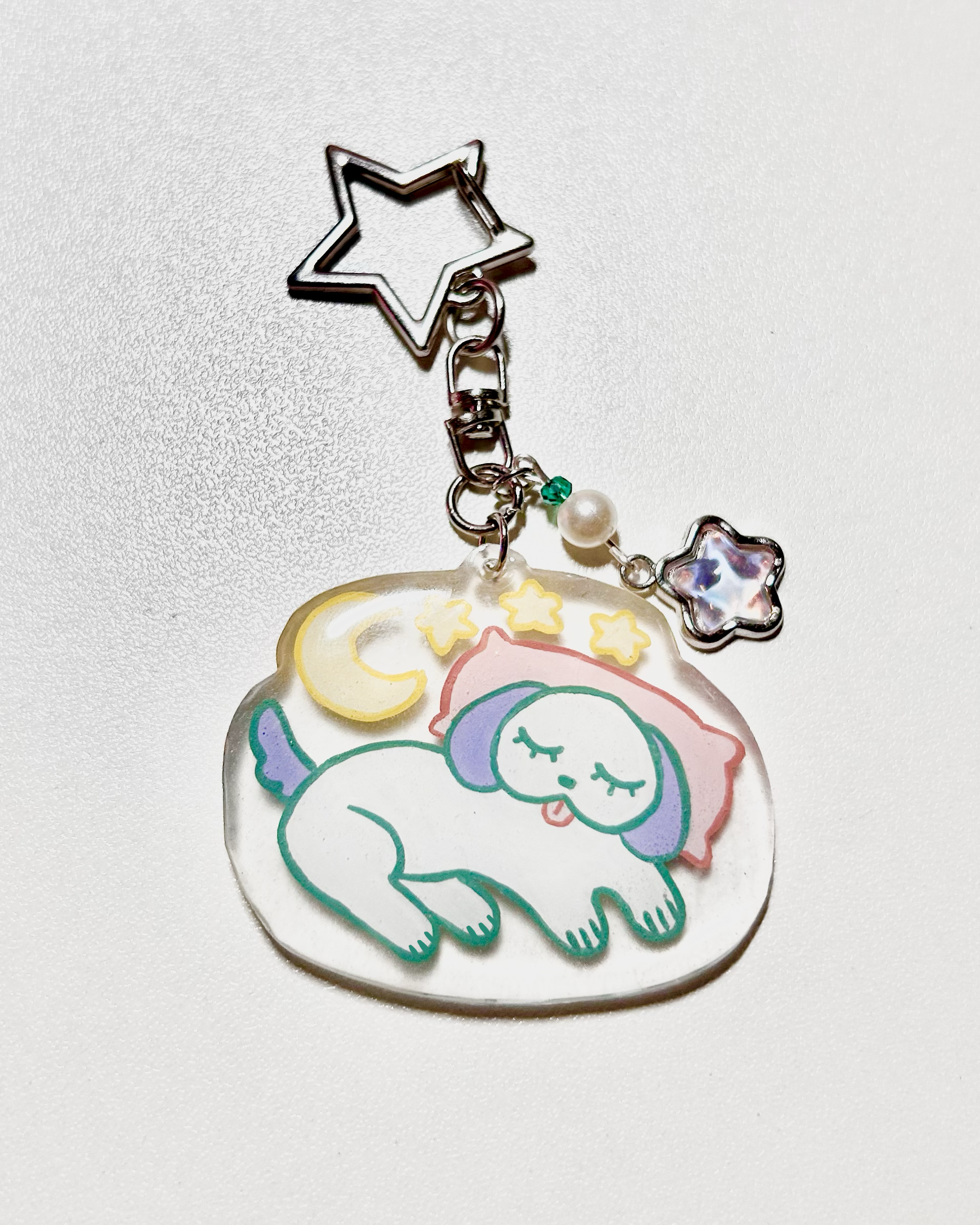 sleepy doggie keychain, 2025