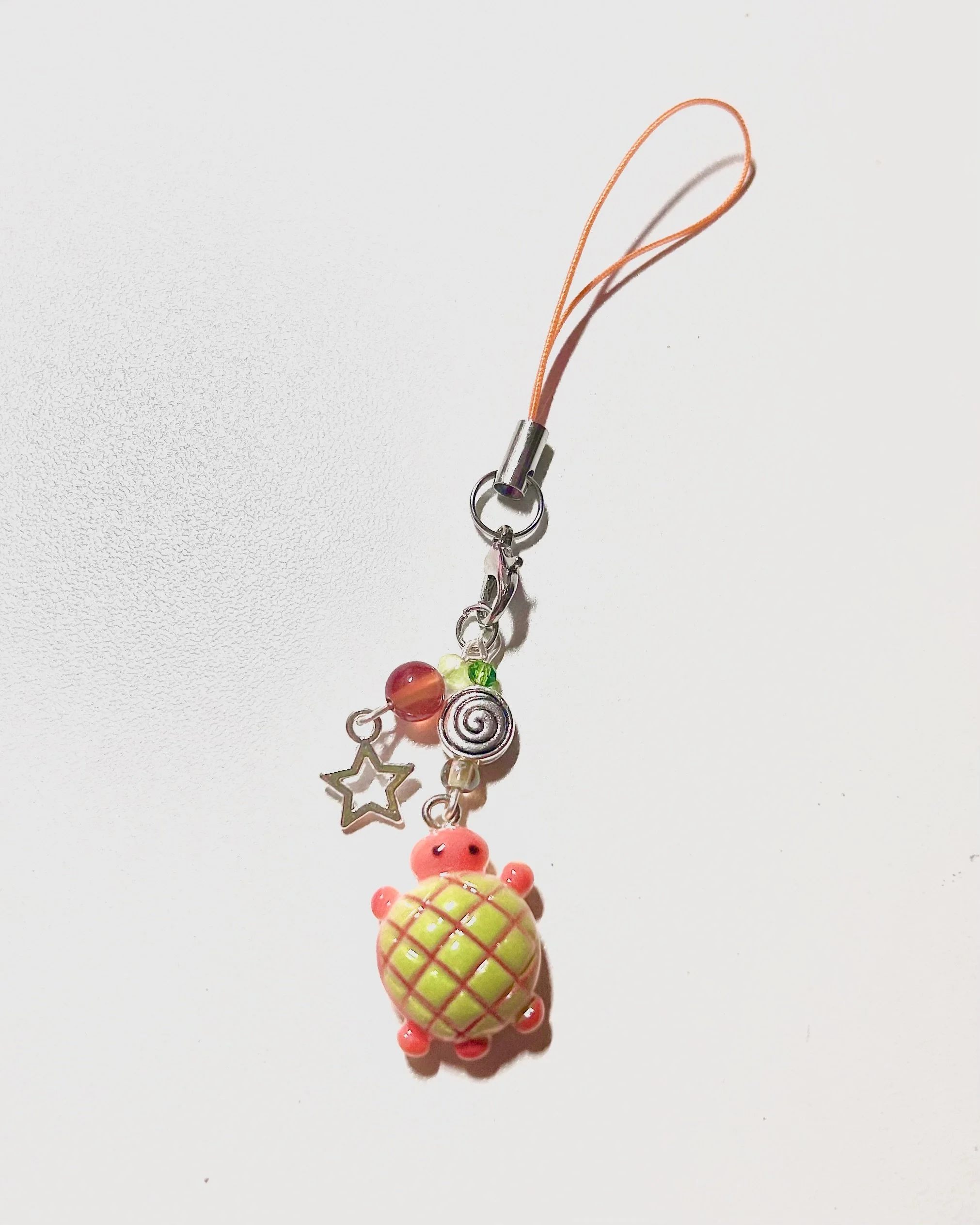 melon turtle keychain, 2025