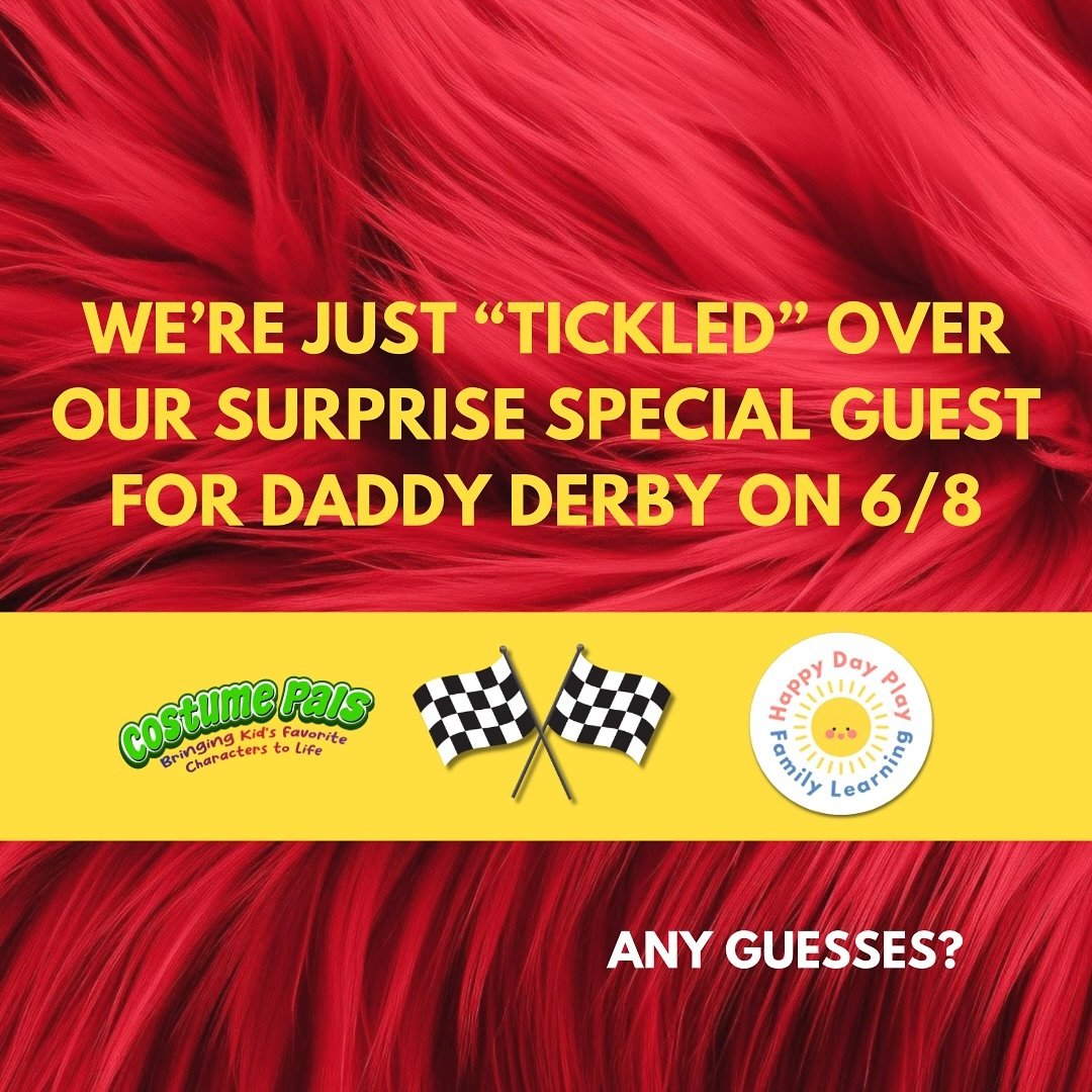 Someone special will be racing over for an appearance at our Daddy Derby event next Saturday 6/8! Tomorrow, we&rsquo;ll be making a special announcement about who it is AND just may have another surprise up our sleeves with our friends over at @costu