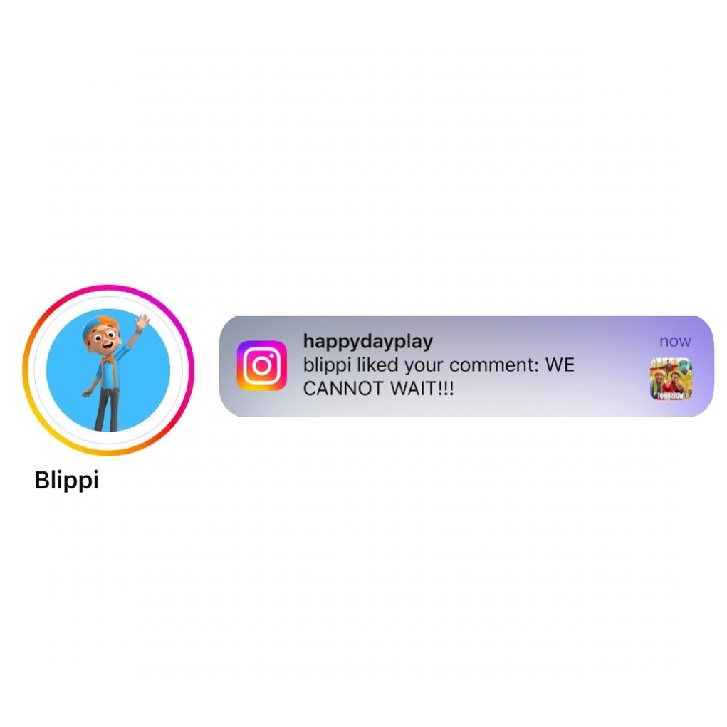 Real talk: When you work in early education and you fangirl over a simple &ldquo;like&rdquo; on Instagram 😂😂😂 Thanks for making our afternoon, @blippi! ❤️ This deserves a permanent spot on the grid!

#blippi #fanclub #momlife #earlylearning #early