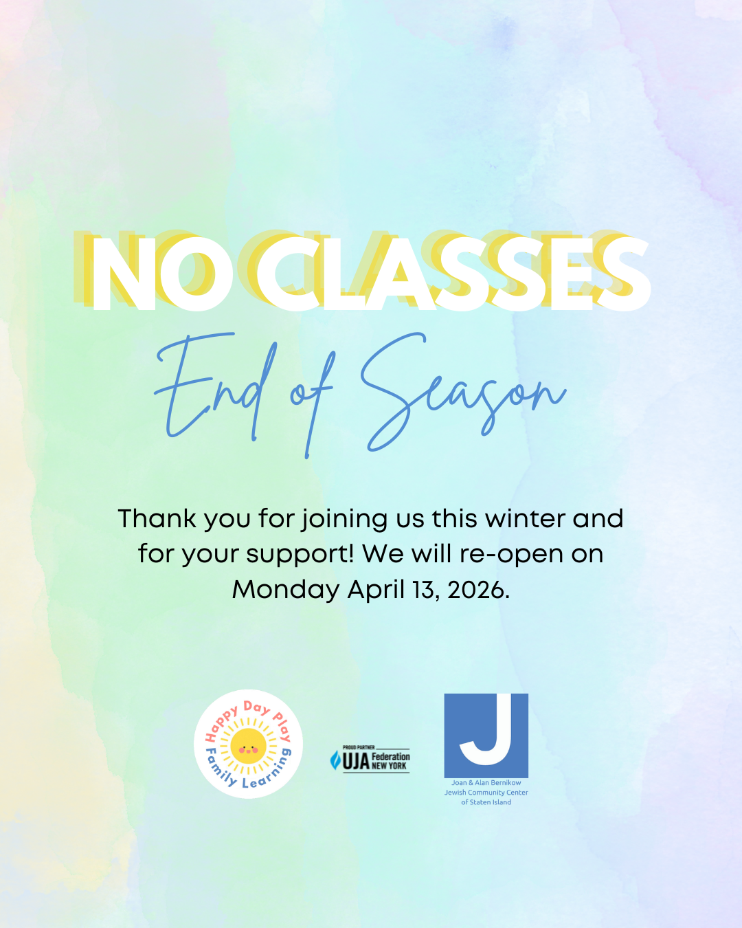 No Class: NYC DOE Spring Break