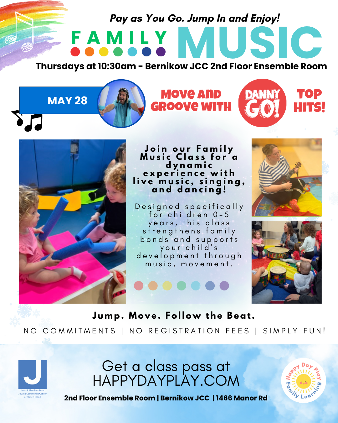Family Music Class: MOVE AND GROOVE WITH DANNY GO! Top Hits, Ages 0 to 5
