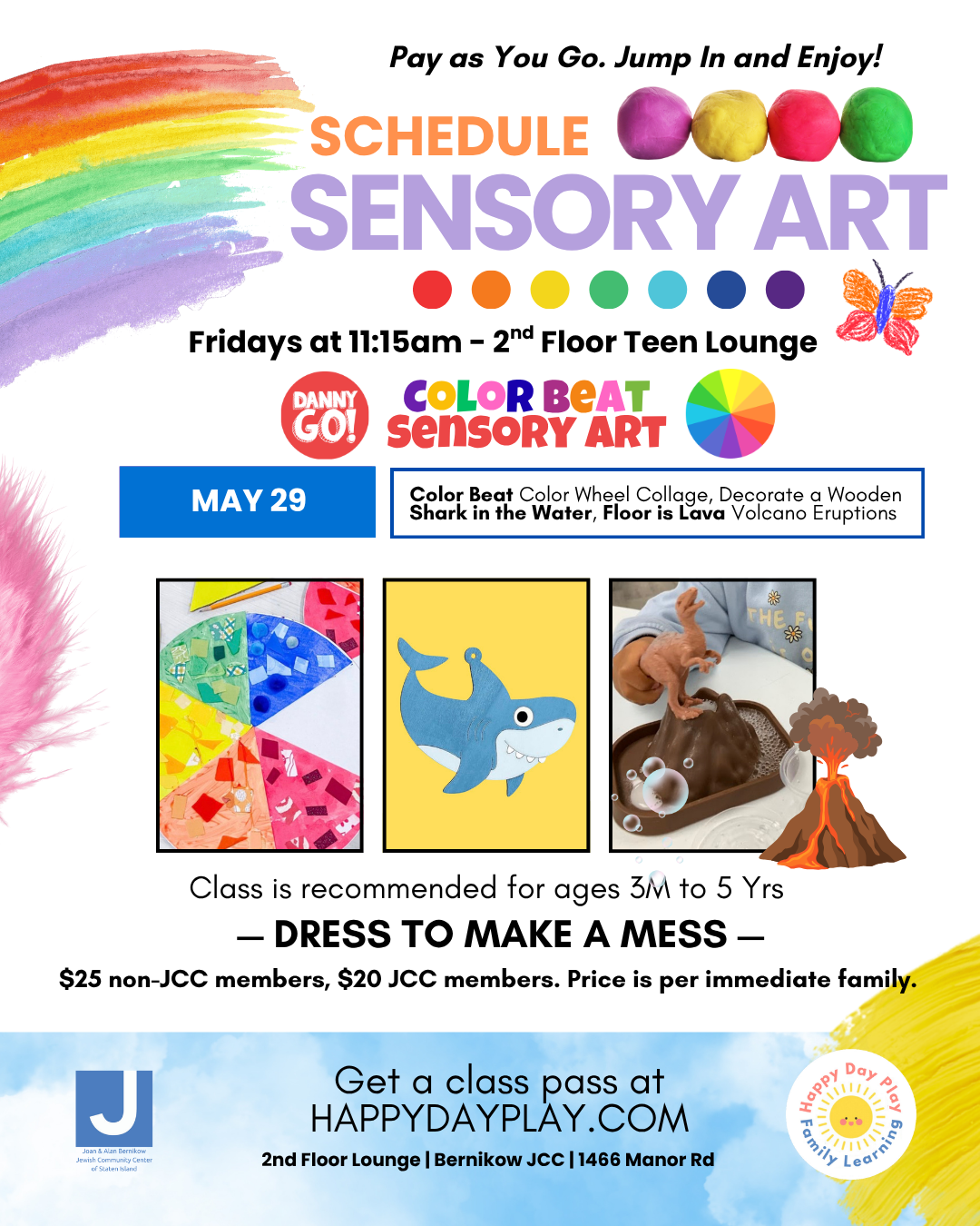 Sensory Art Class: DANNY GO! Color Beat Sensory Art, Ages 3 Months to 5 Years