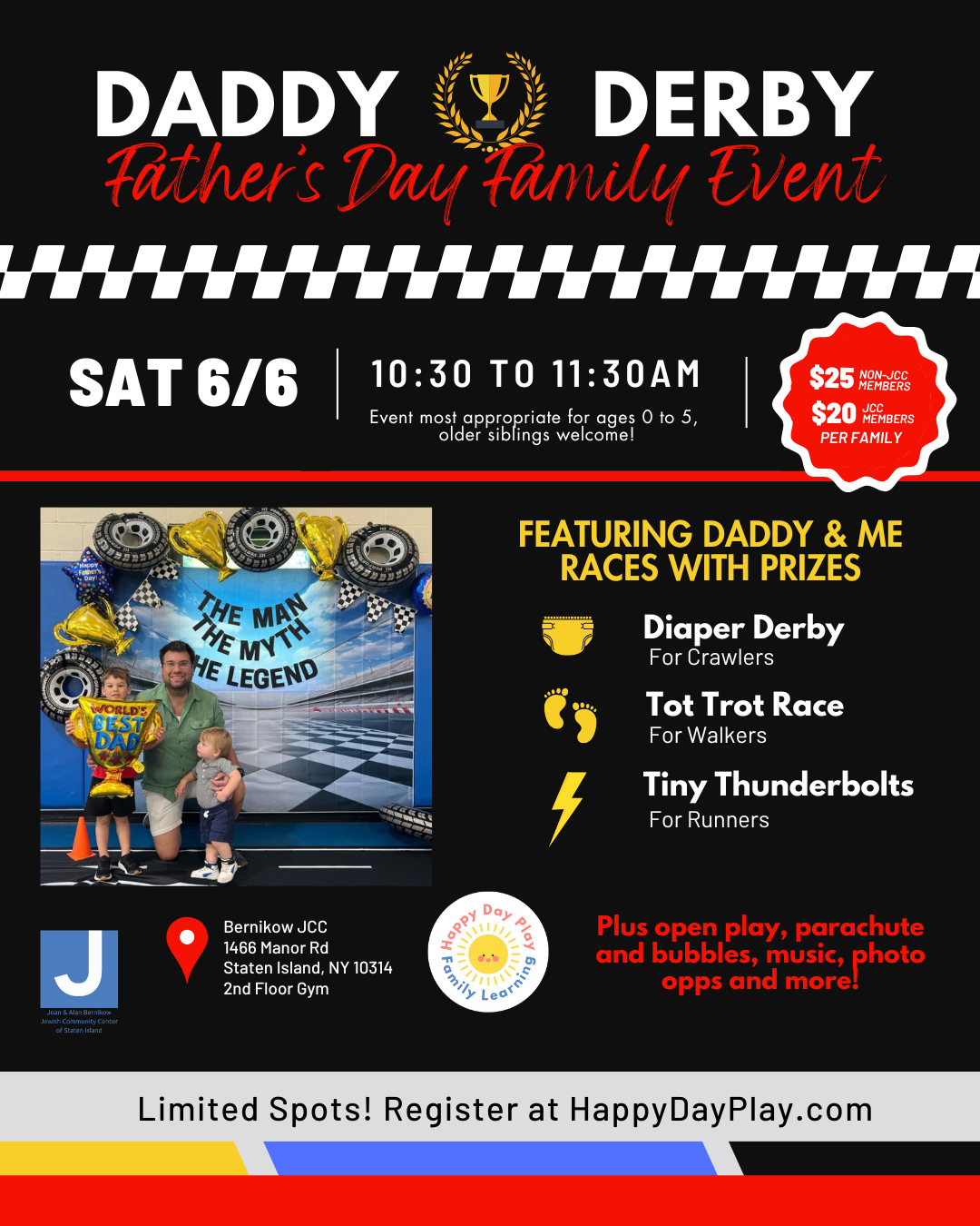 Daddy Derby: Father's Day Family Event 6/6 at 10:30