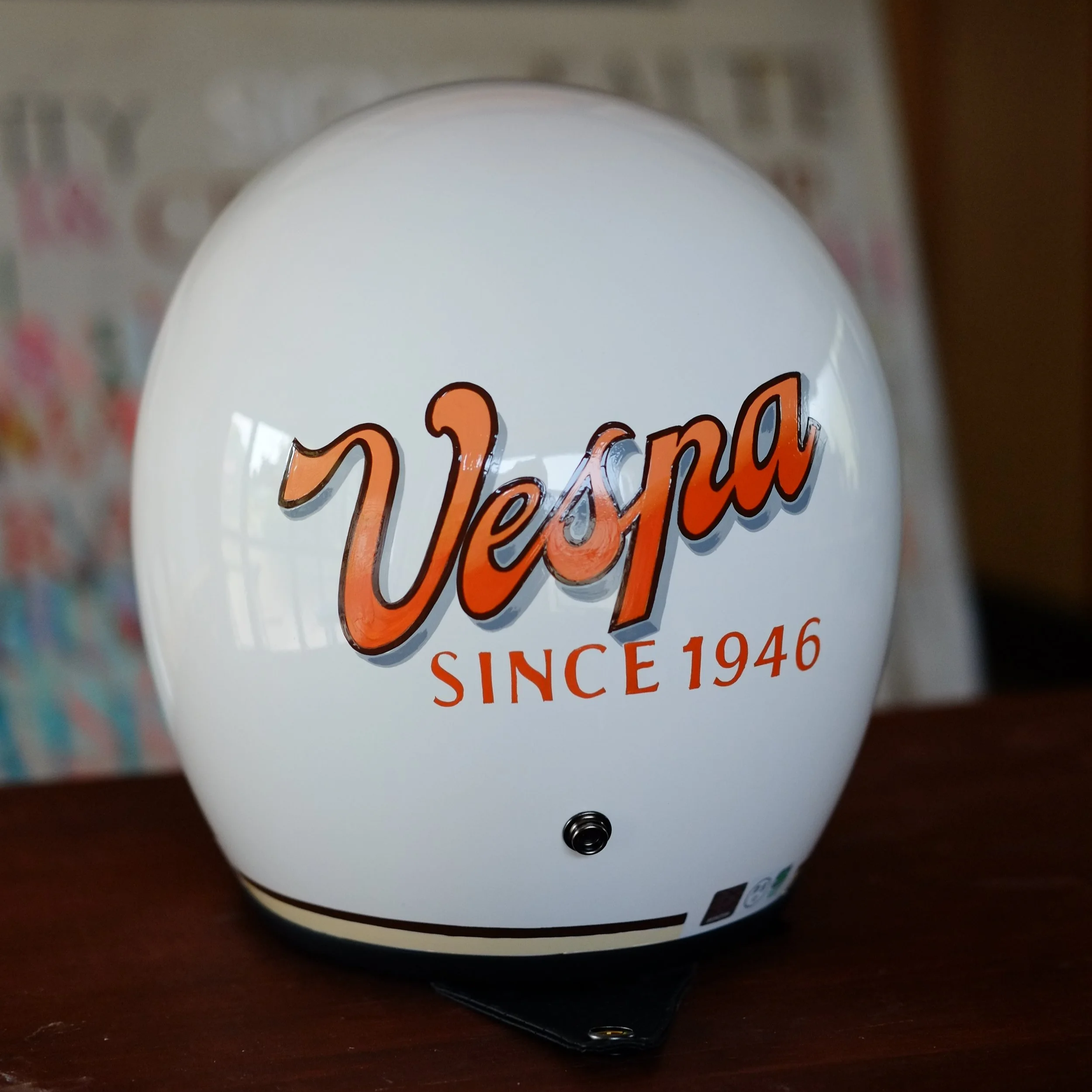 Hand painted for helmet