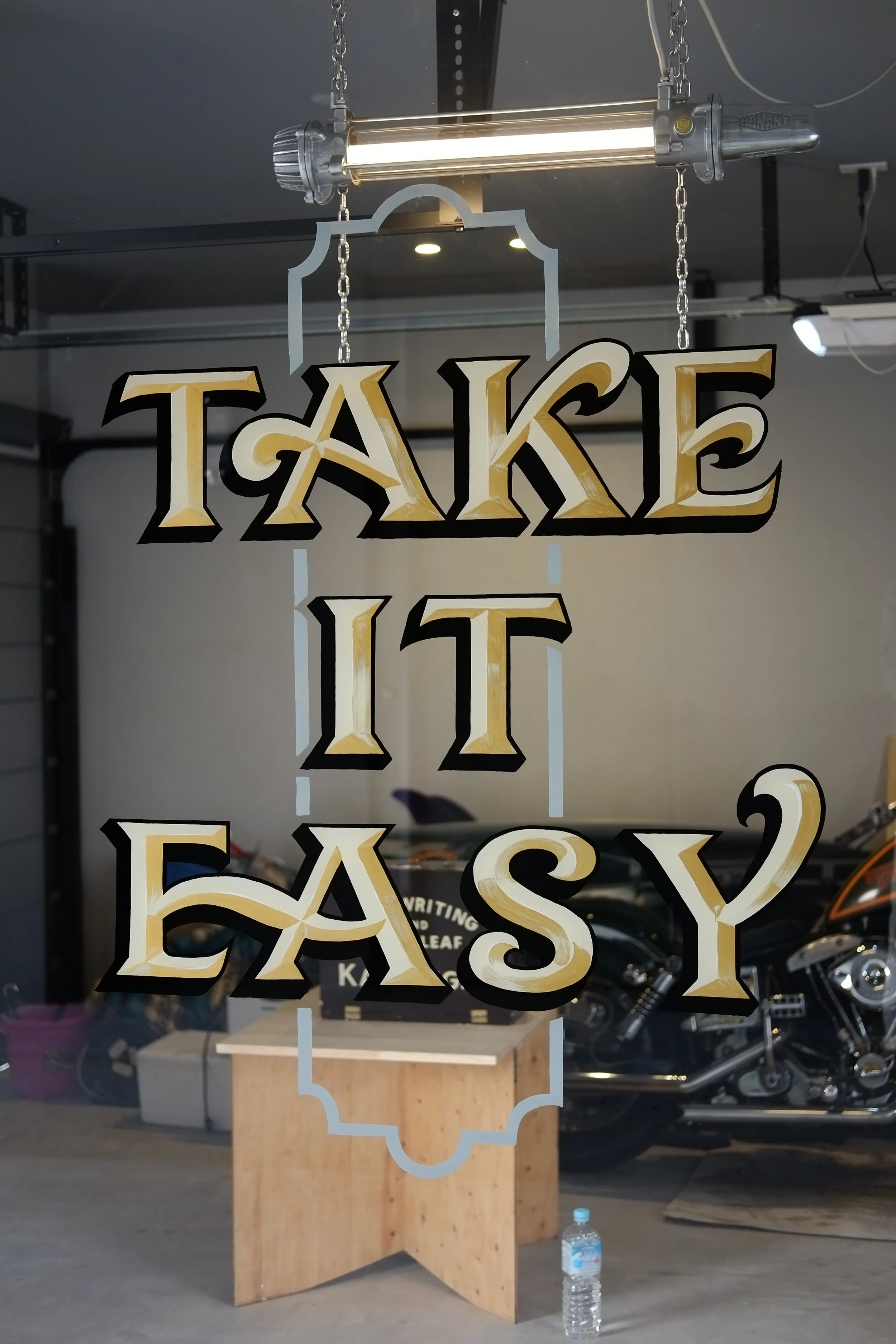 Hand painted for garage