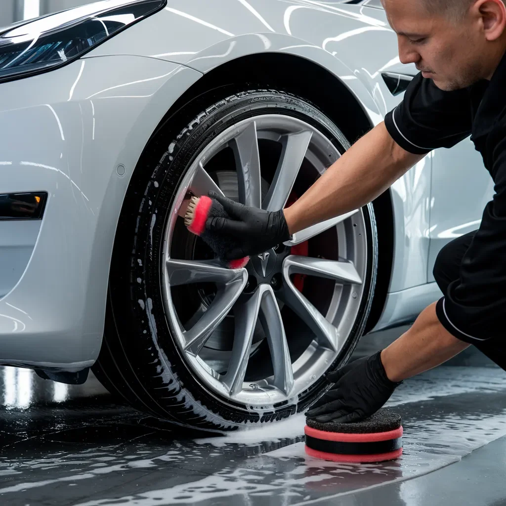 Wheel Cleaning Process