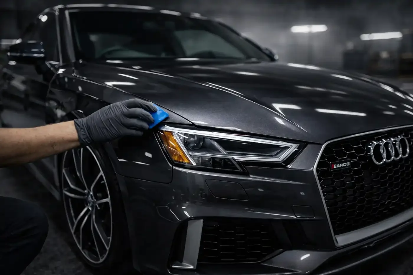 Audi ceramic coat aplication