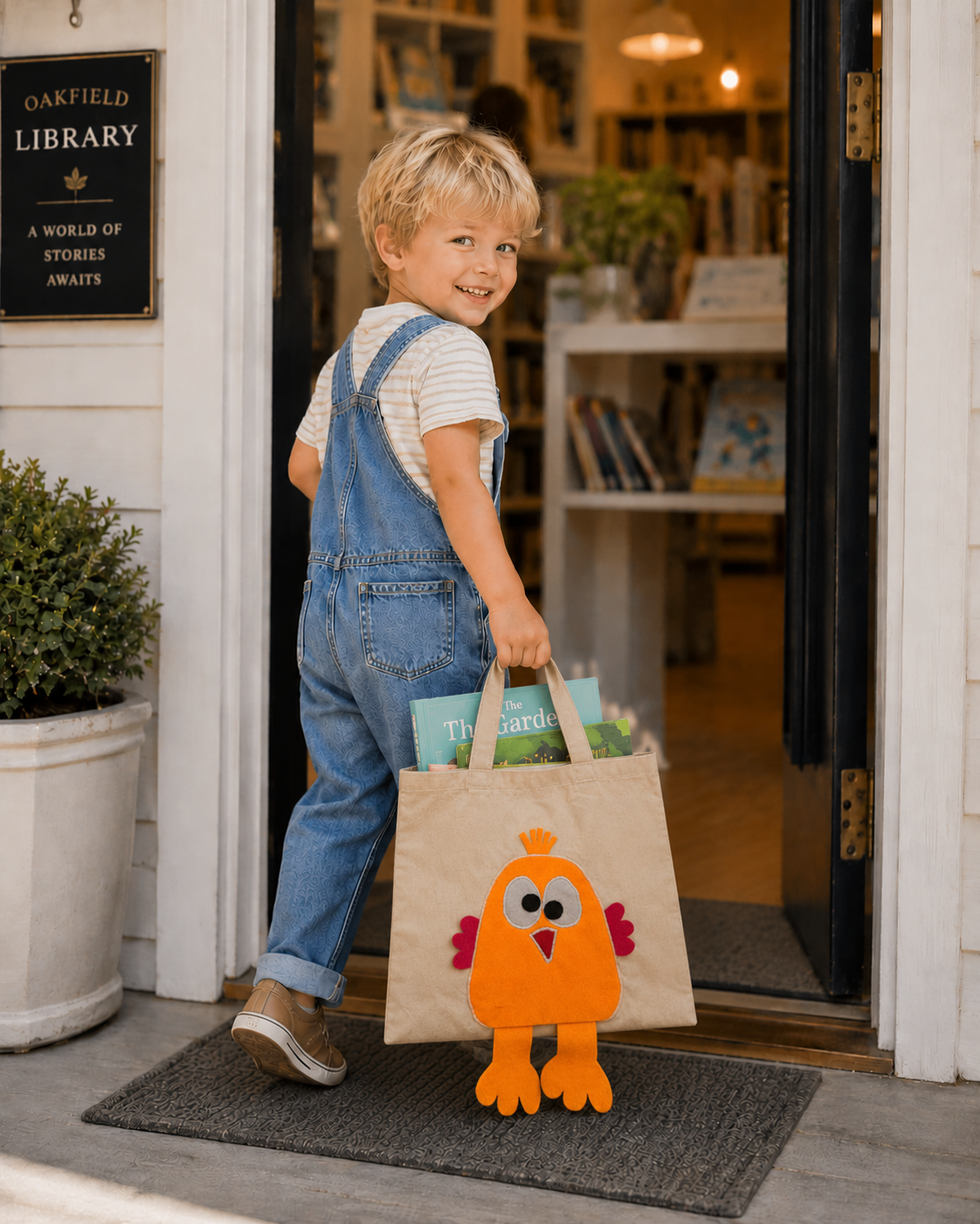 Chicken Book Bag