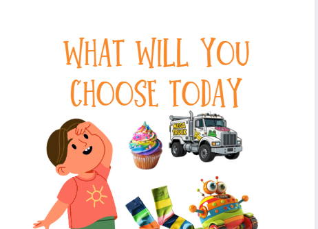 What Will You Choose - downloadable pdf for boys