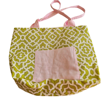 Chic Patterned Tote Bag