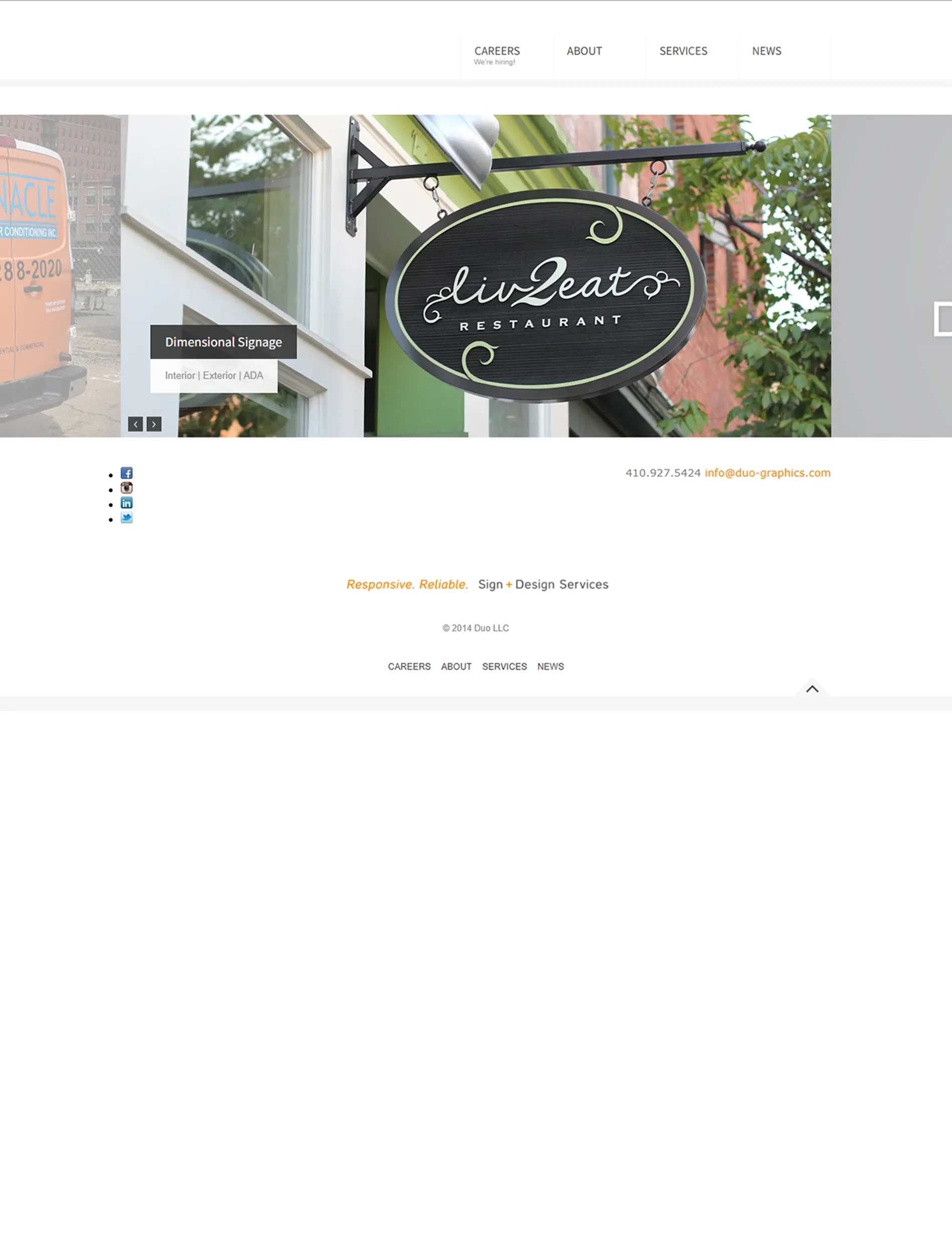 Before – Precise Home website