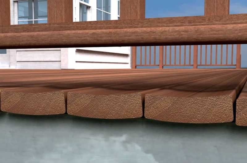 How to prevent decking boards from Cupping?