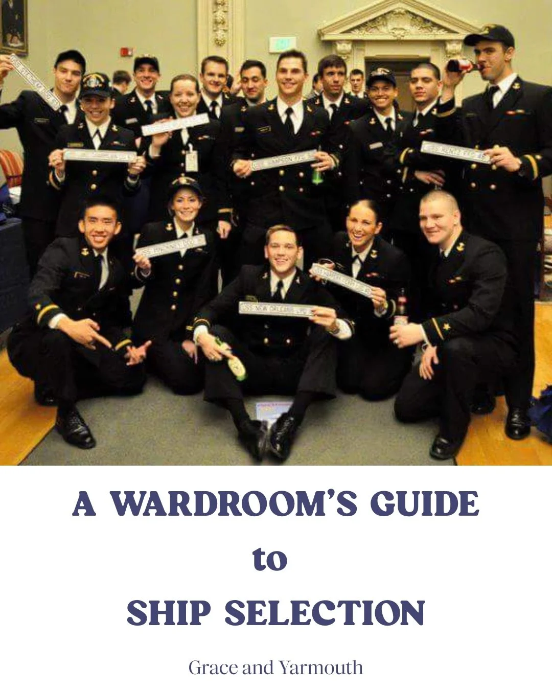 Is your wardroom ready to welcome your newest members?

Ship Selection Starter Packs available in the shop plus exclusive additional discounts!

Graceandyarmouth.com/shop/gifts-occasions/ship-selection

#usna #usnavalacademy #usnaalumni #gonavy #surf