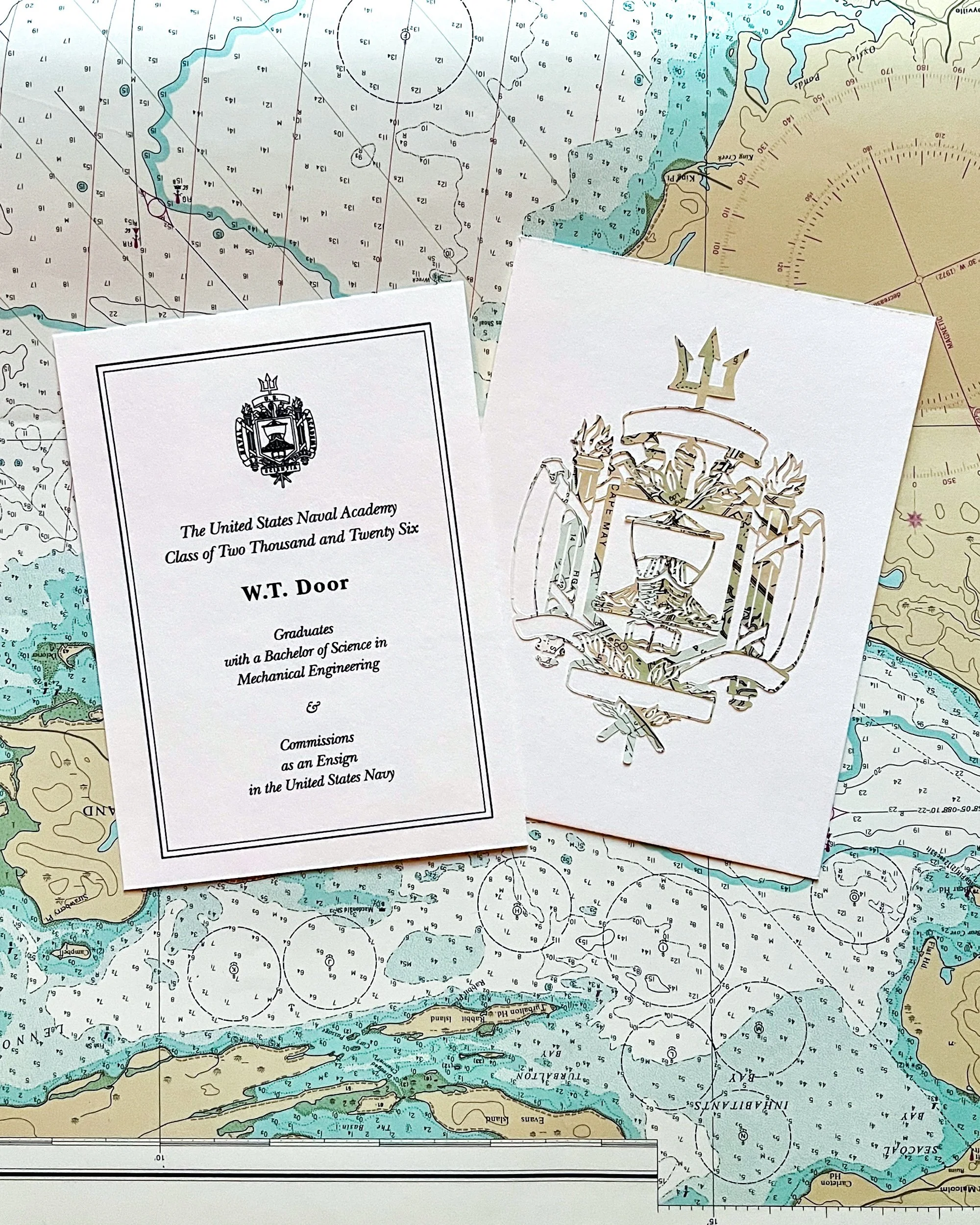 USNA Personalized Graduation Announcement A7