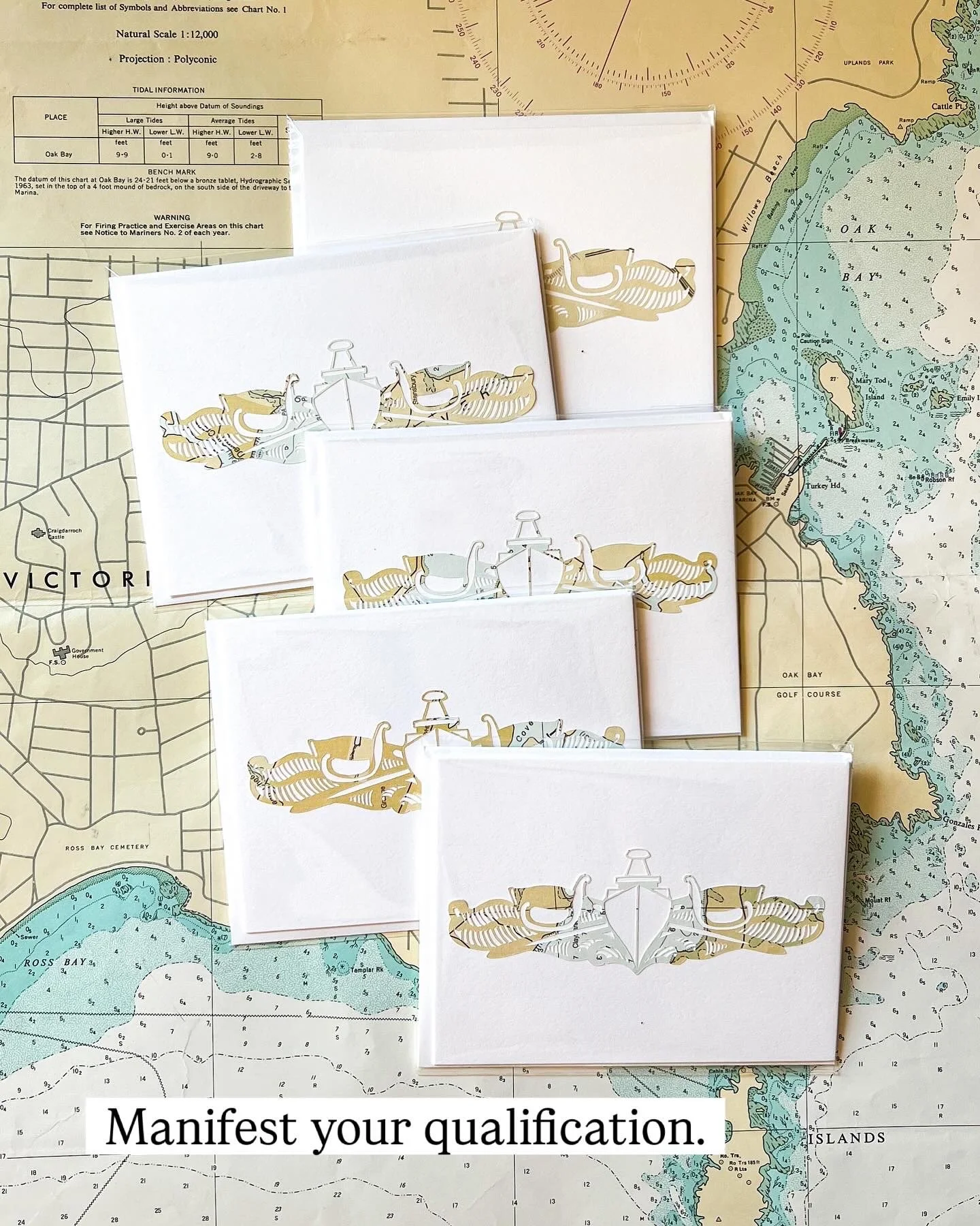 Surface Warfare Officer Insignia Pin Card