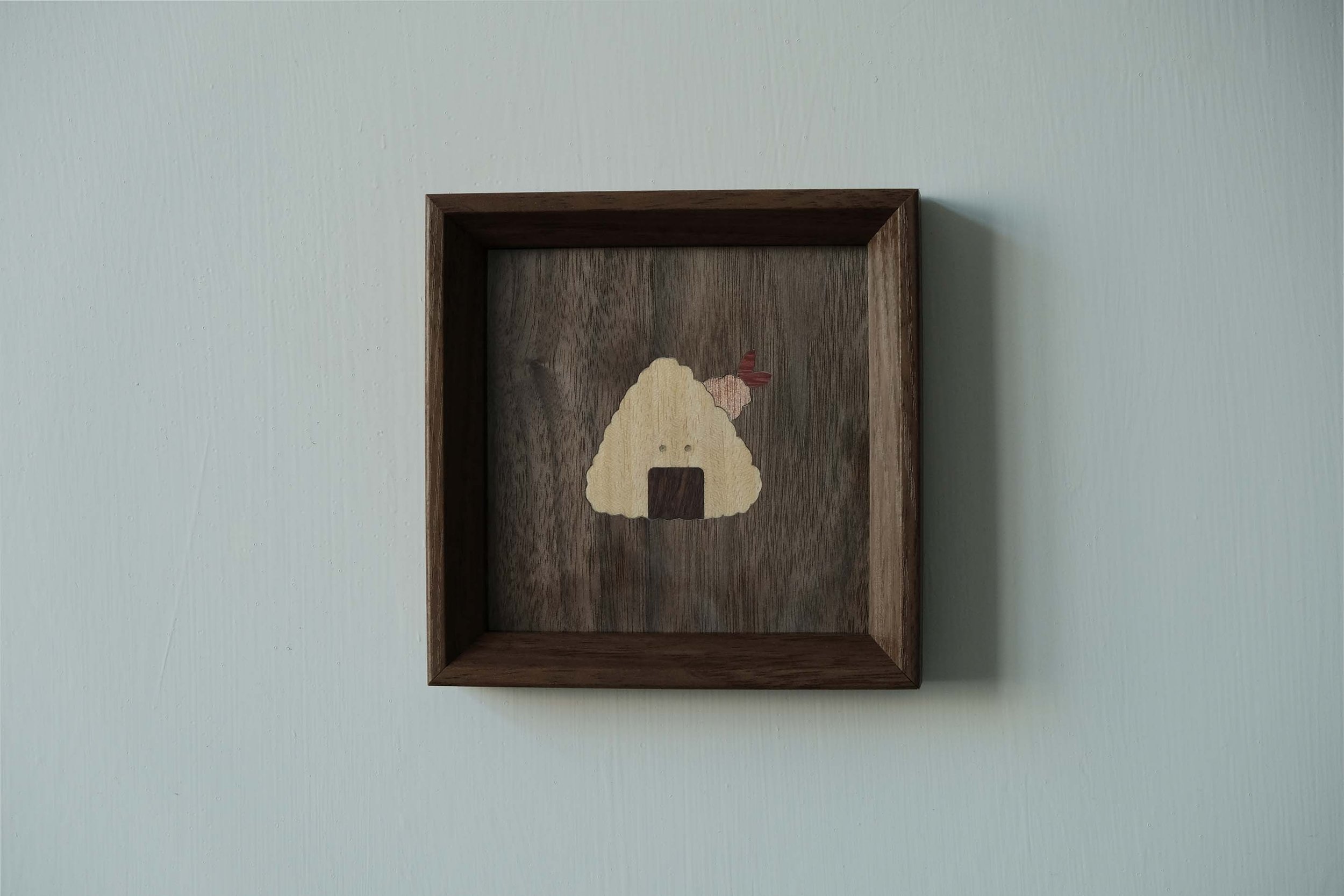 Onigiri Photo Frame | Handmade Wooden Spliced Photoframe