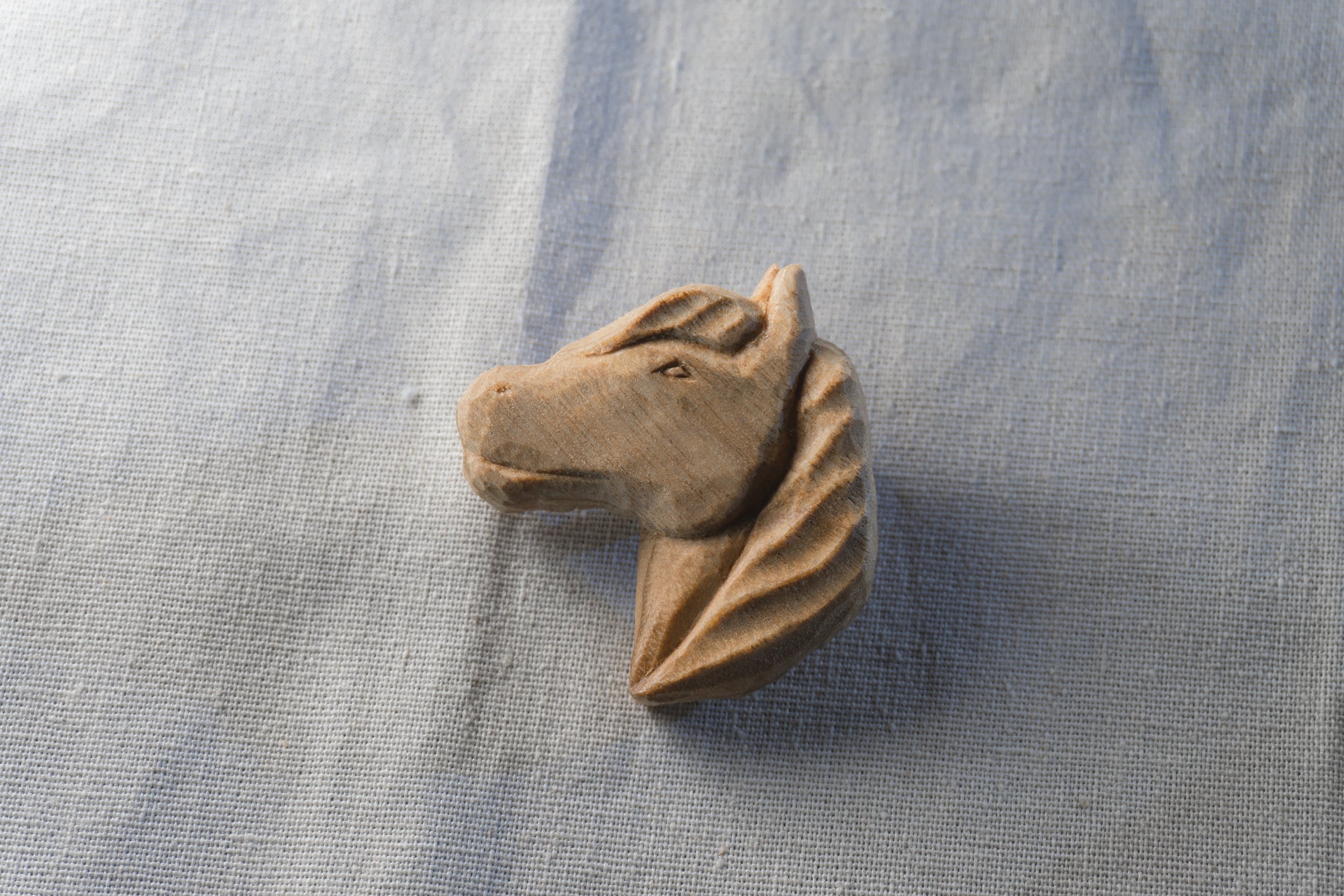 Horse | 30 Animal Series | Handmade Wooden Brooch