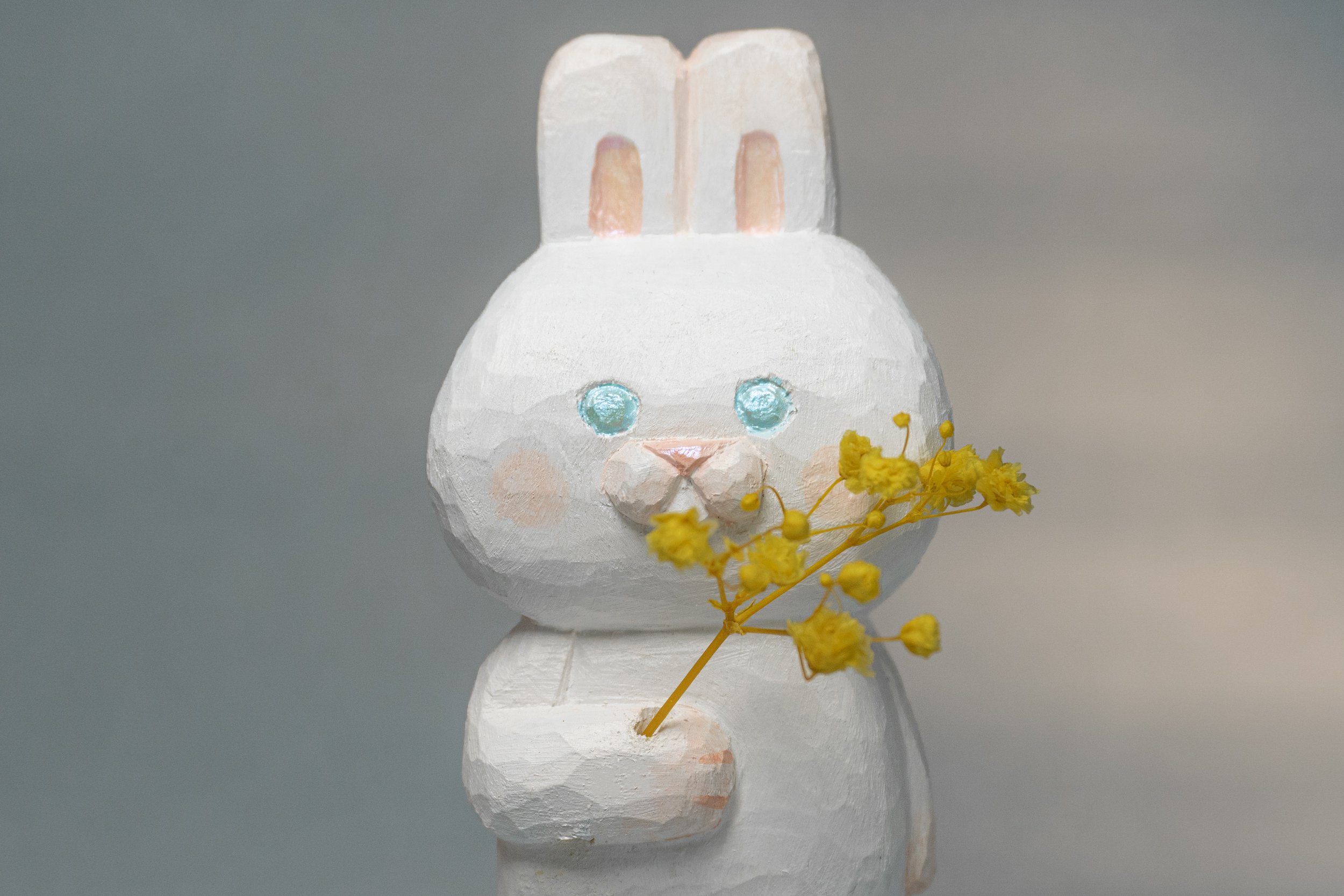 Handmade Wooden Animal Artwork | Marshmallow