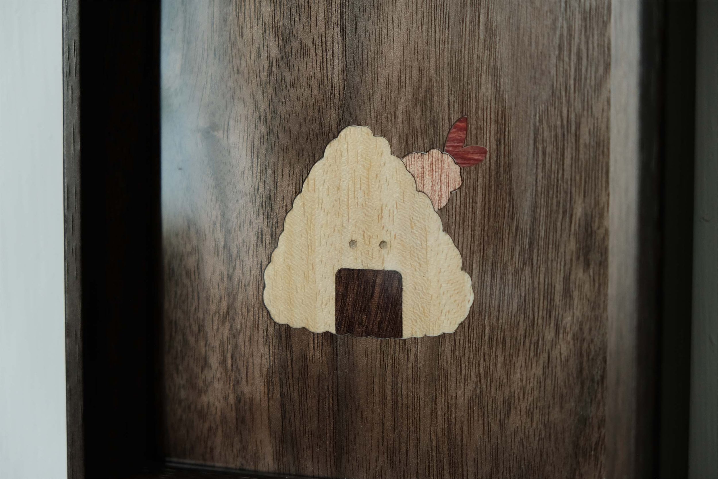 Onigiri Photo Frame | Handmade Wooden Spliced Photoframe
