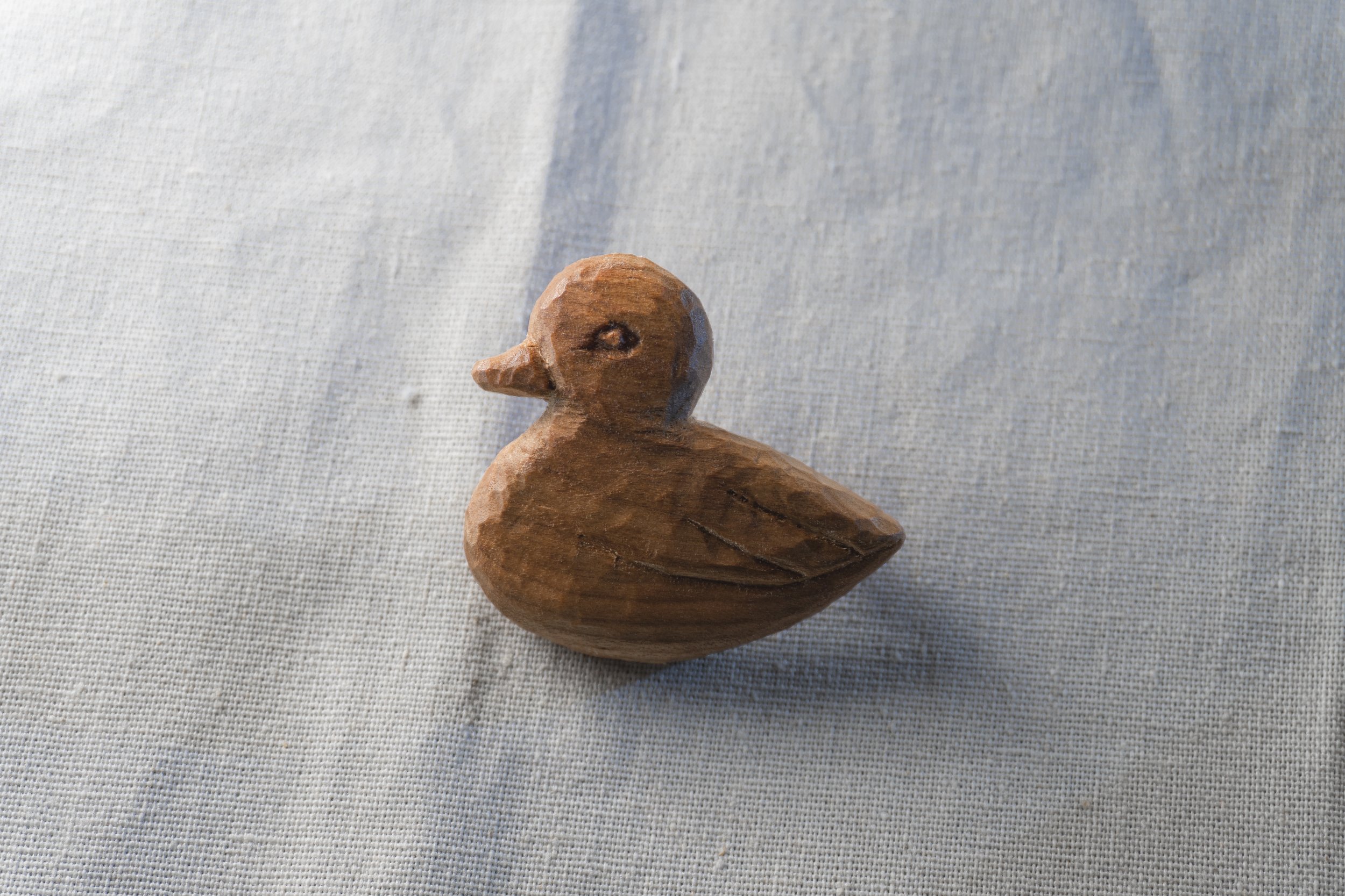 Duck | 30 Animal Series | Handmade Wooden Brooch