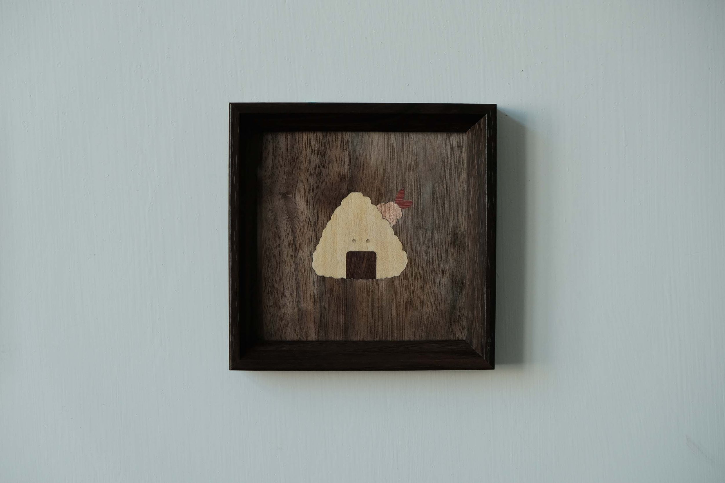 Onigiri Photo Frame | Handmade Wooden Spliced Photoframe