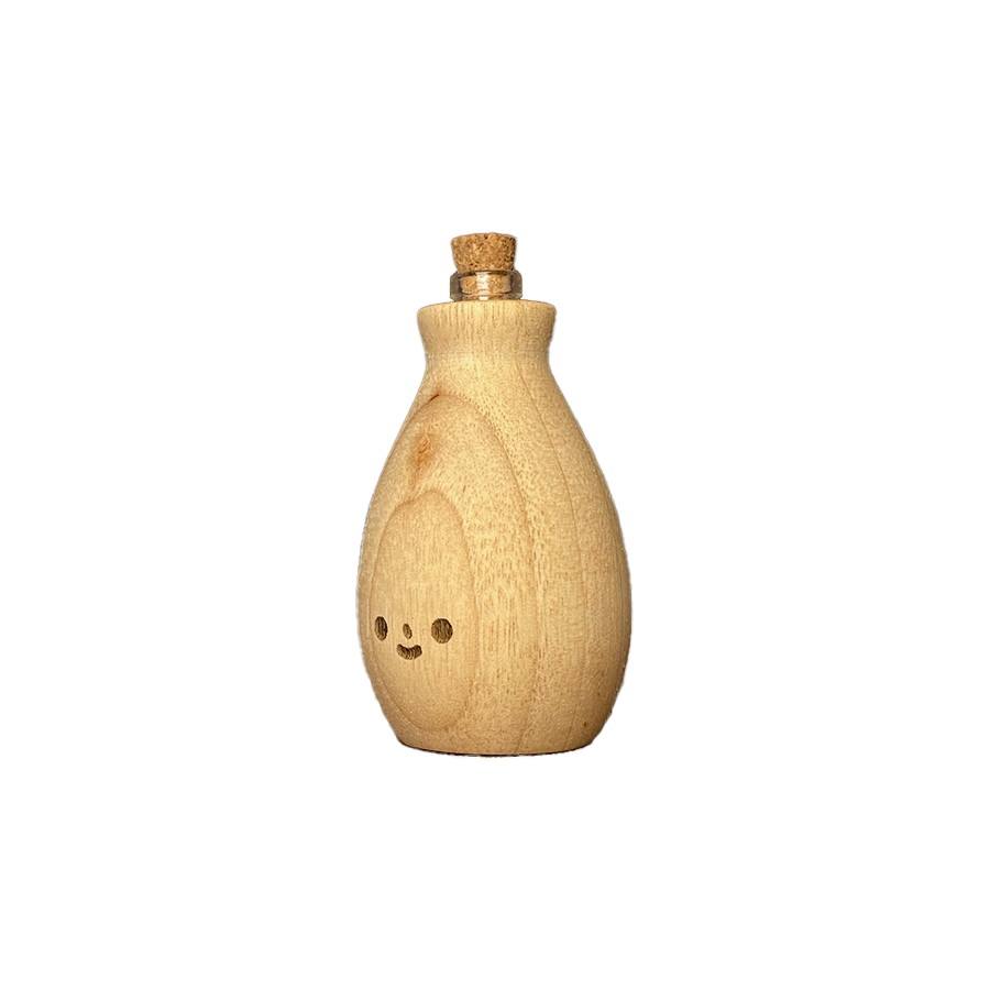 #104|Woody|Handmade Wooden Vase