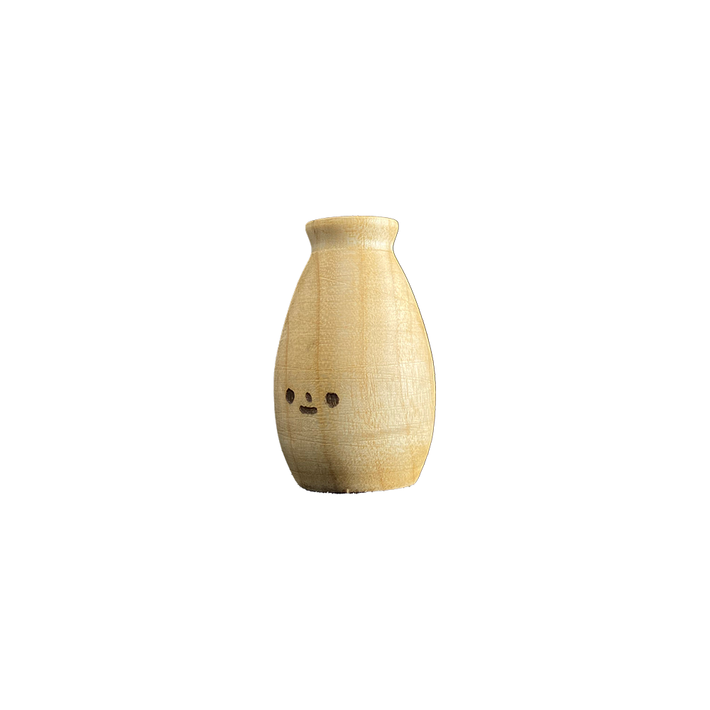 #140|Woody|Handmade Wooden Vase