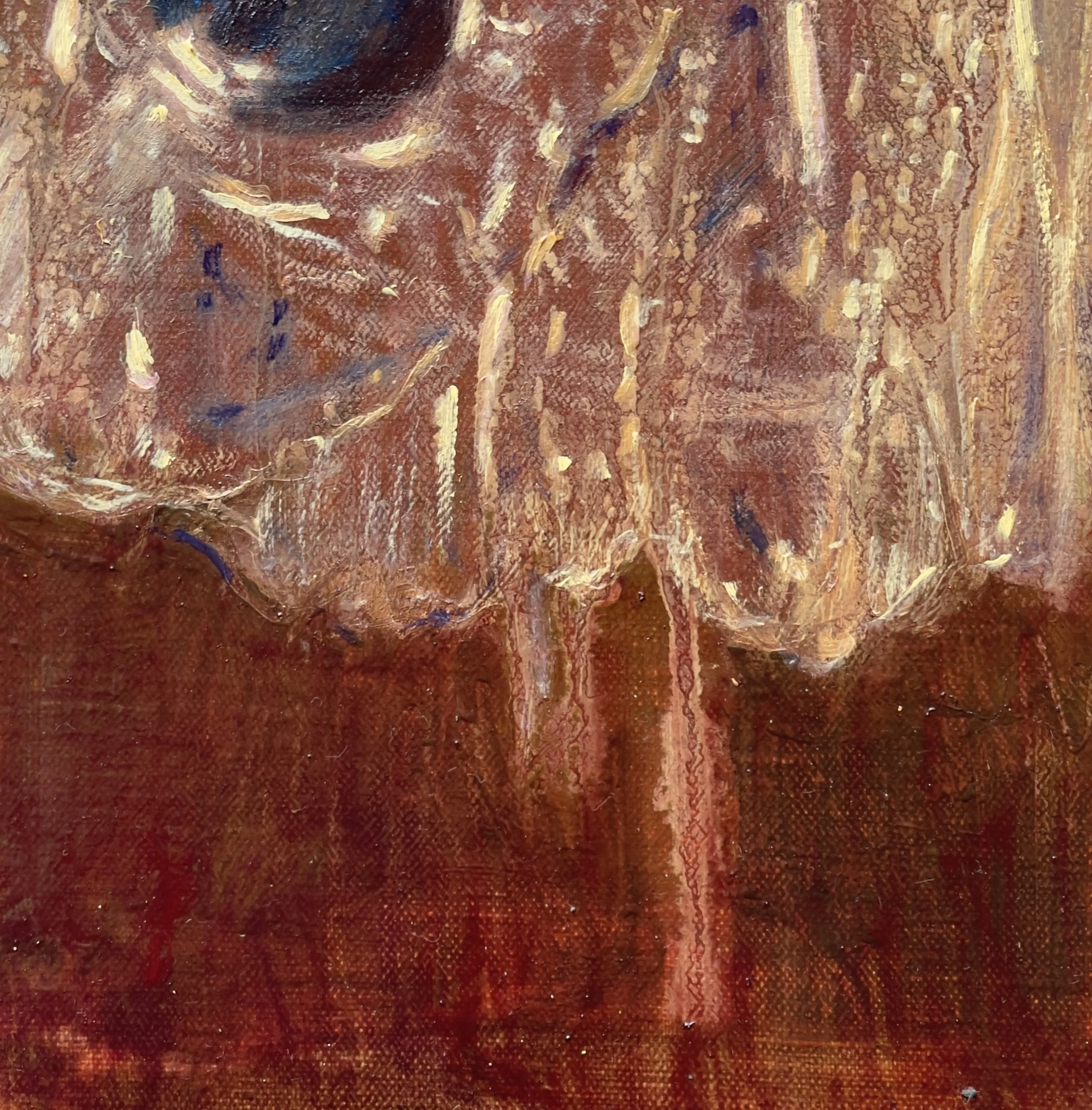 The Listener (detail)
Oil on linen 
50.5 x 40.5cm