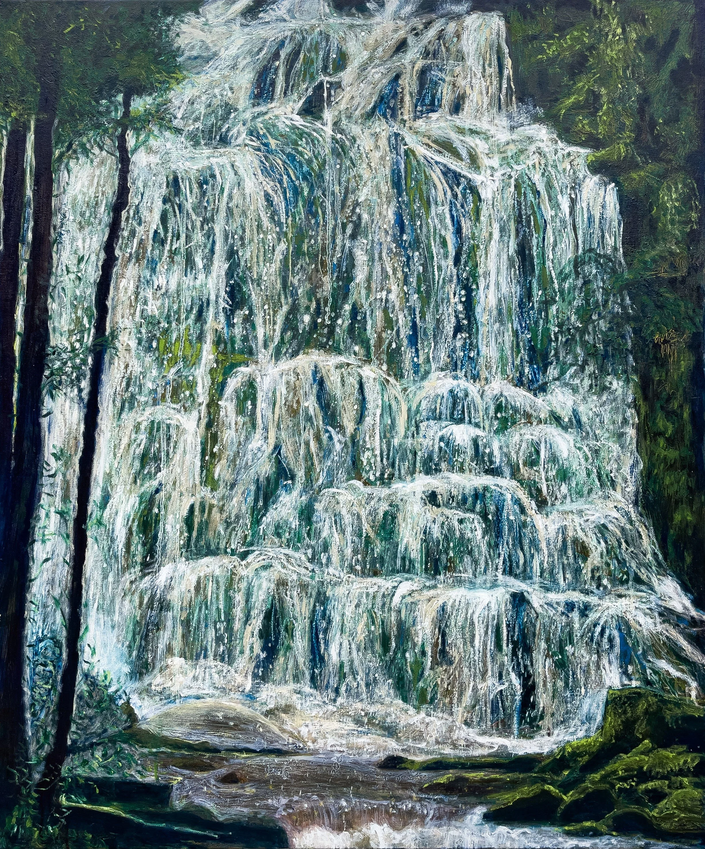 Mother 
Oil and oil stick on canvas
76 x 91.5cm
