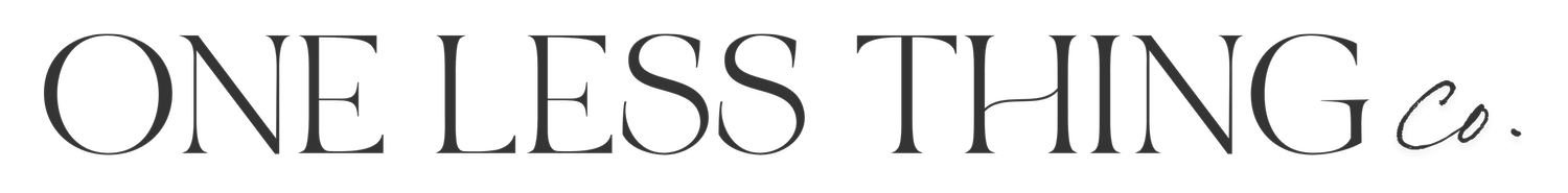 One Less Thing
