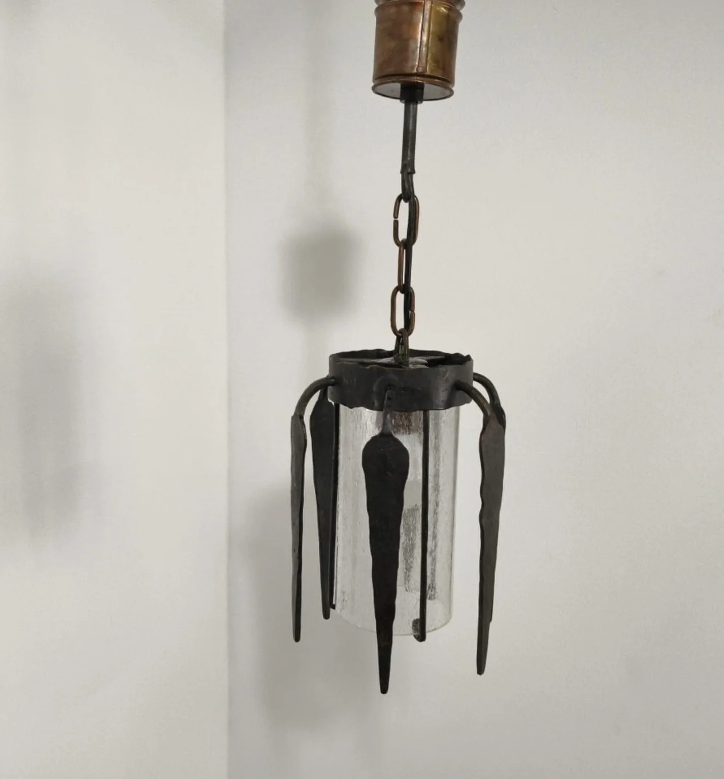 Brutalist design lamp