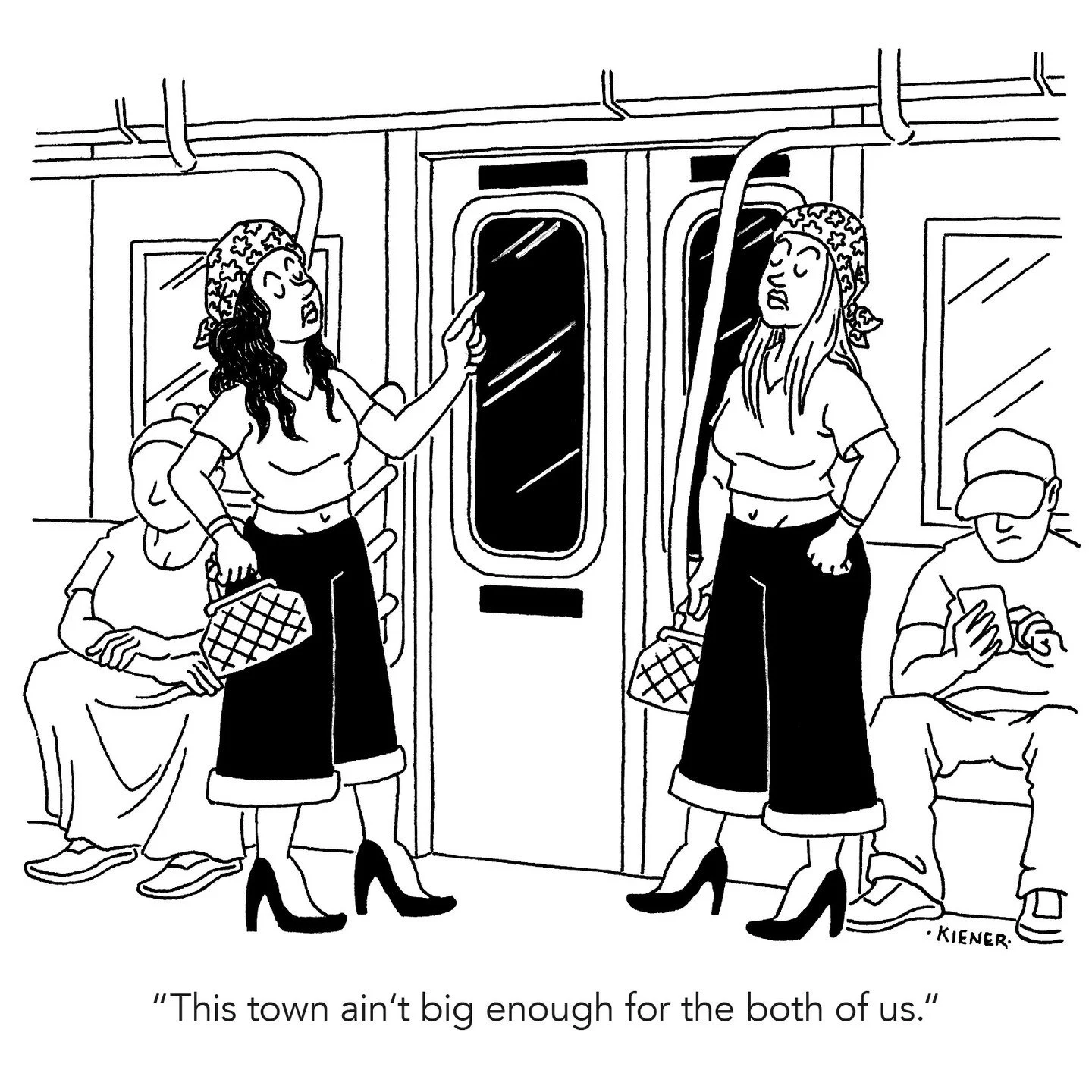 When it comes to style New York turns into a western movie... 😉

#nycfashion #cartoonist #SubwayMoments #CityLife #IllustrationArt #FunnyArt #DailyCommute #ArtHumor #UrbanVibes #LineArt #Relatable #InstaArt