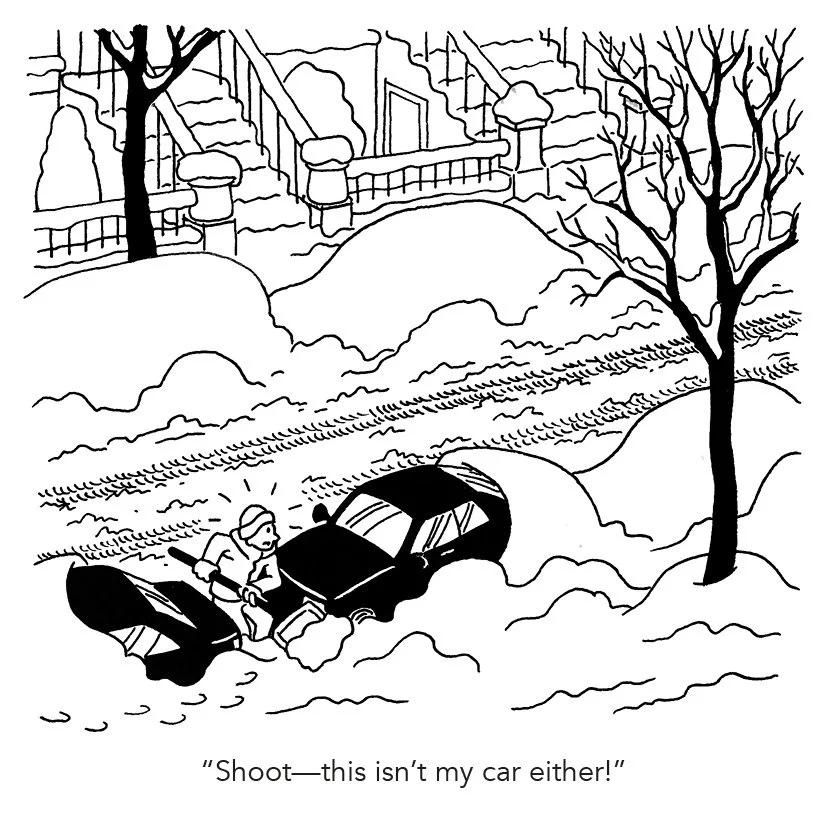 flashback to the days after the blizzard in new york city. did i forget something? 😉

#illustration #cartoonart #illustratorsofinstagram #inkdrawings #newyorkcity #winter #snow #urbanwinter