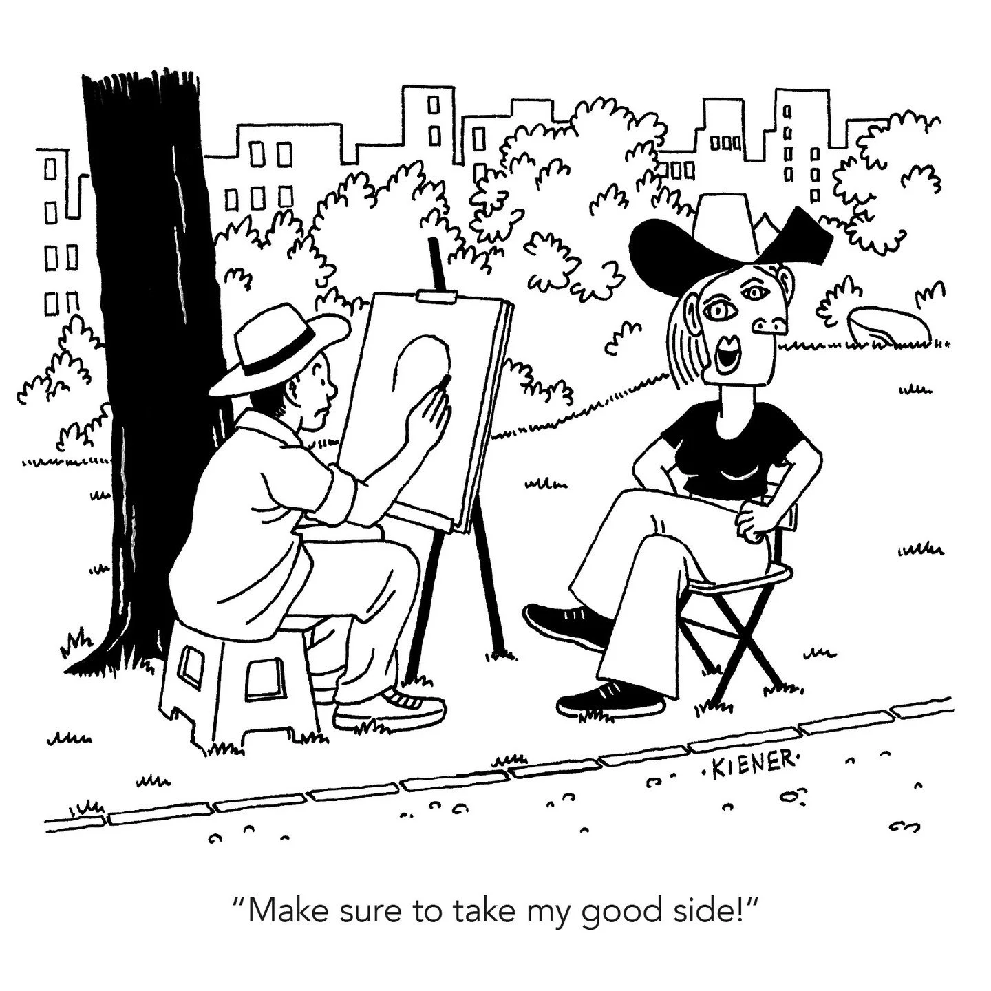 last summer in central park... 😉

#arthumor #portraitsketch #artistlife #cartoonart #creativemoments