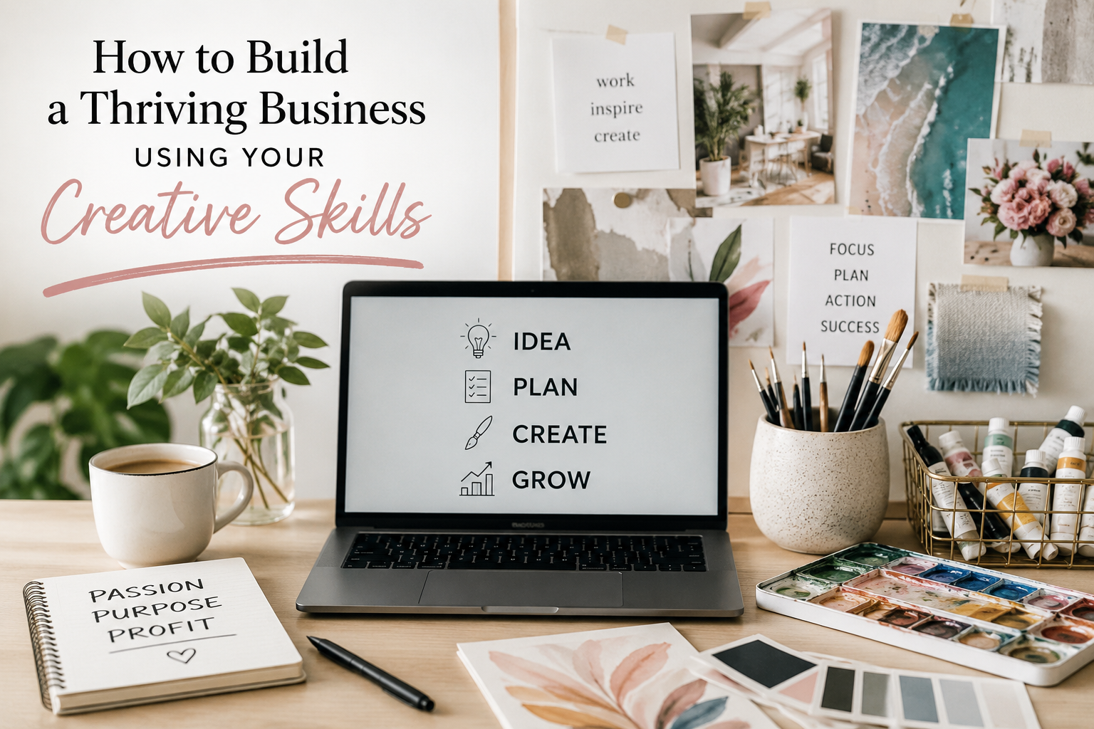 How to Build a Thriving Business Using Your Creative Skills