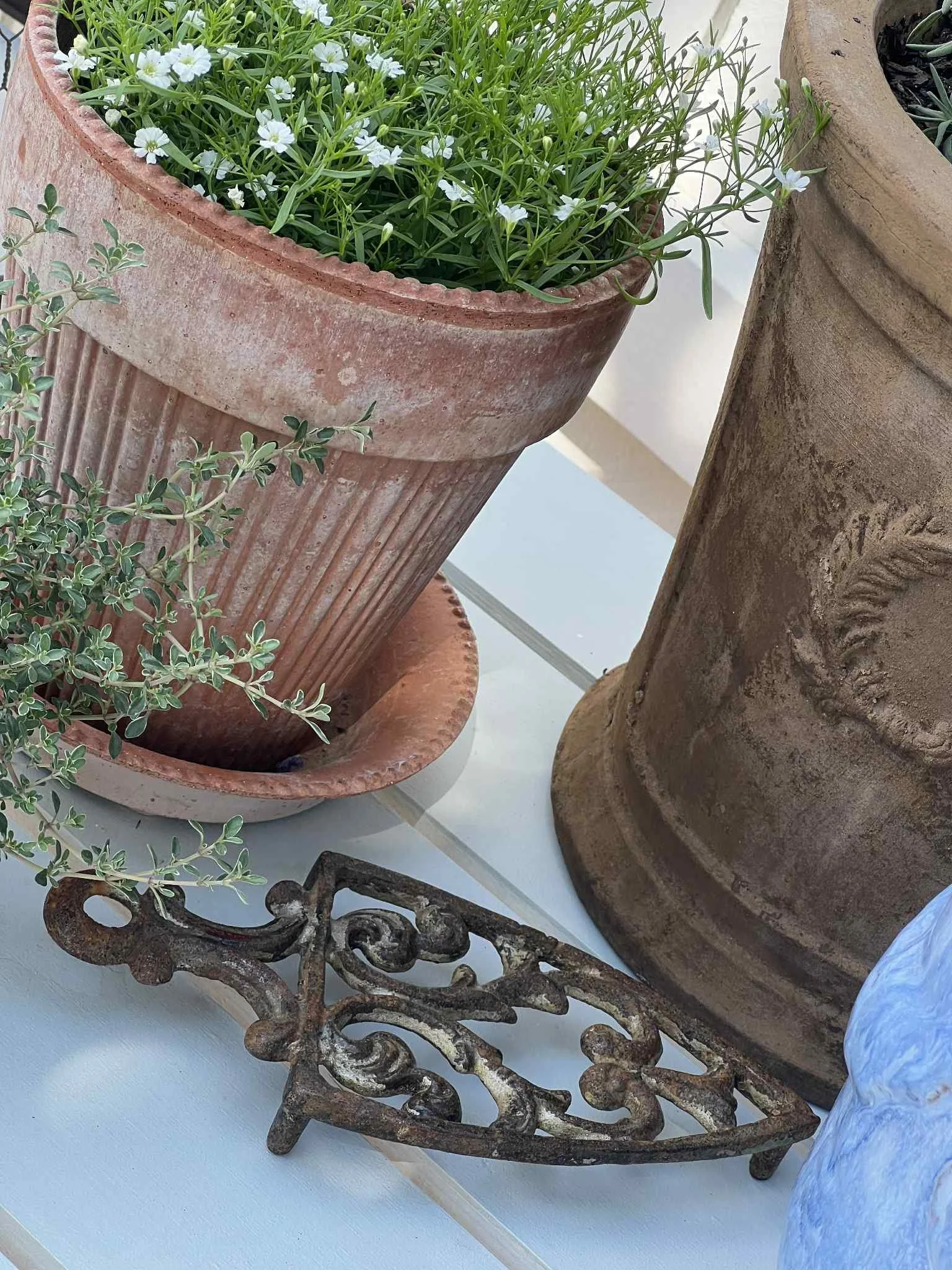 Vintage Cast Iron Plant Stand