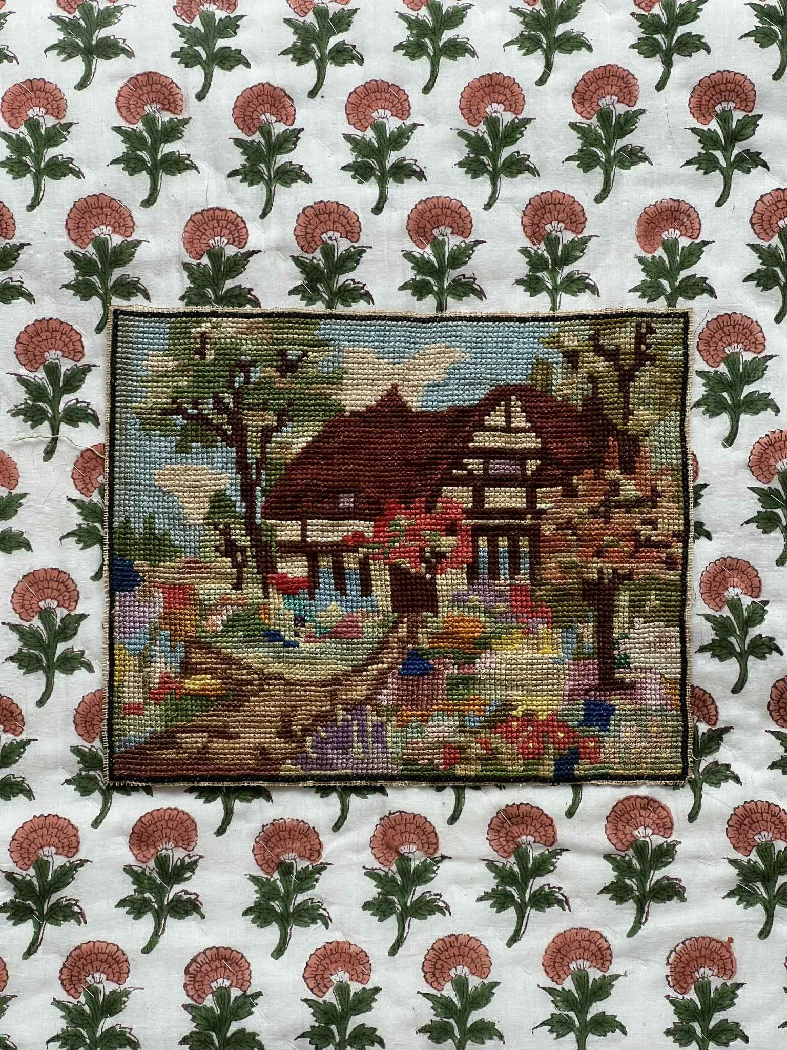 Vintage Cottage Tapestry