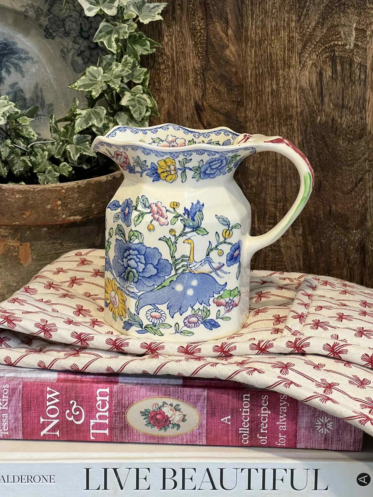 Vintage Colourful Pitcher