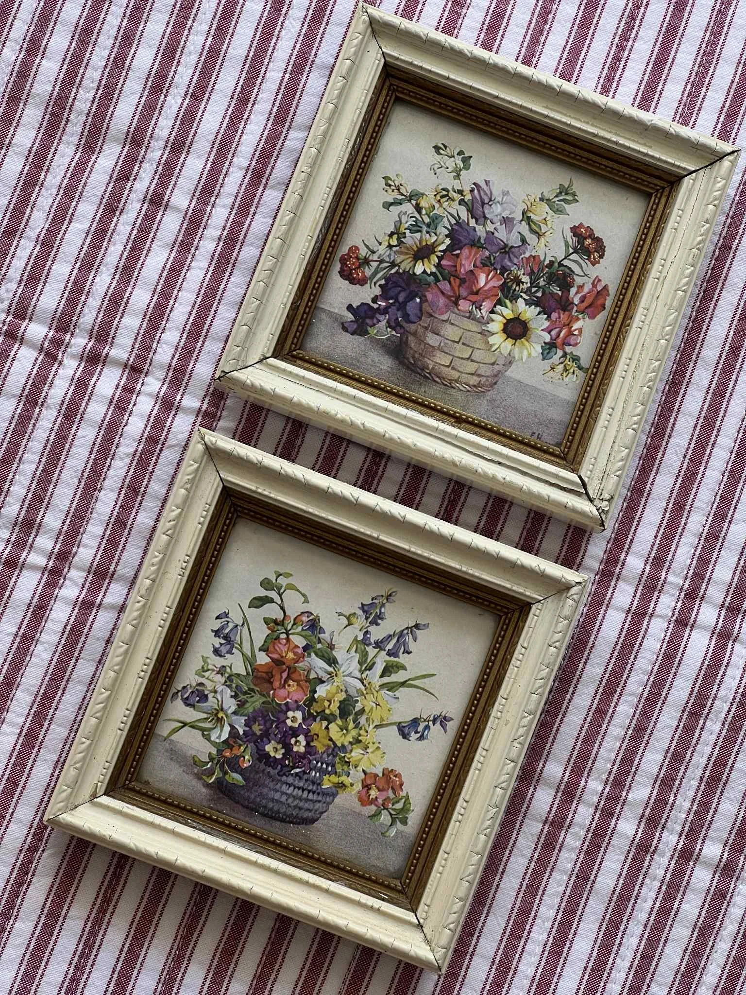 Vintage Framed Florals