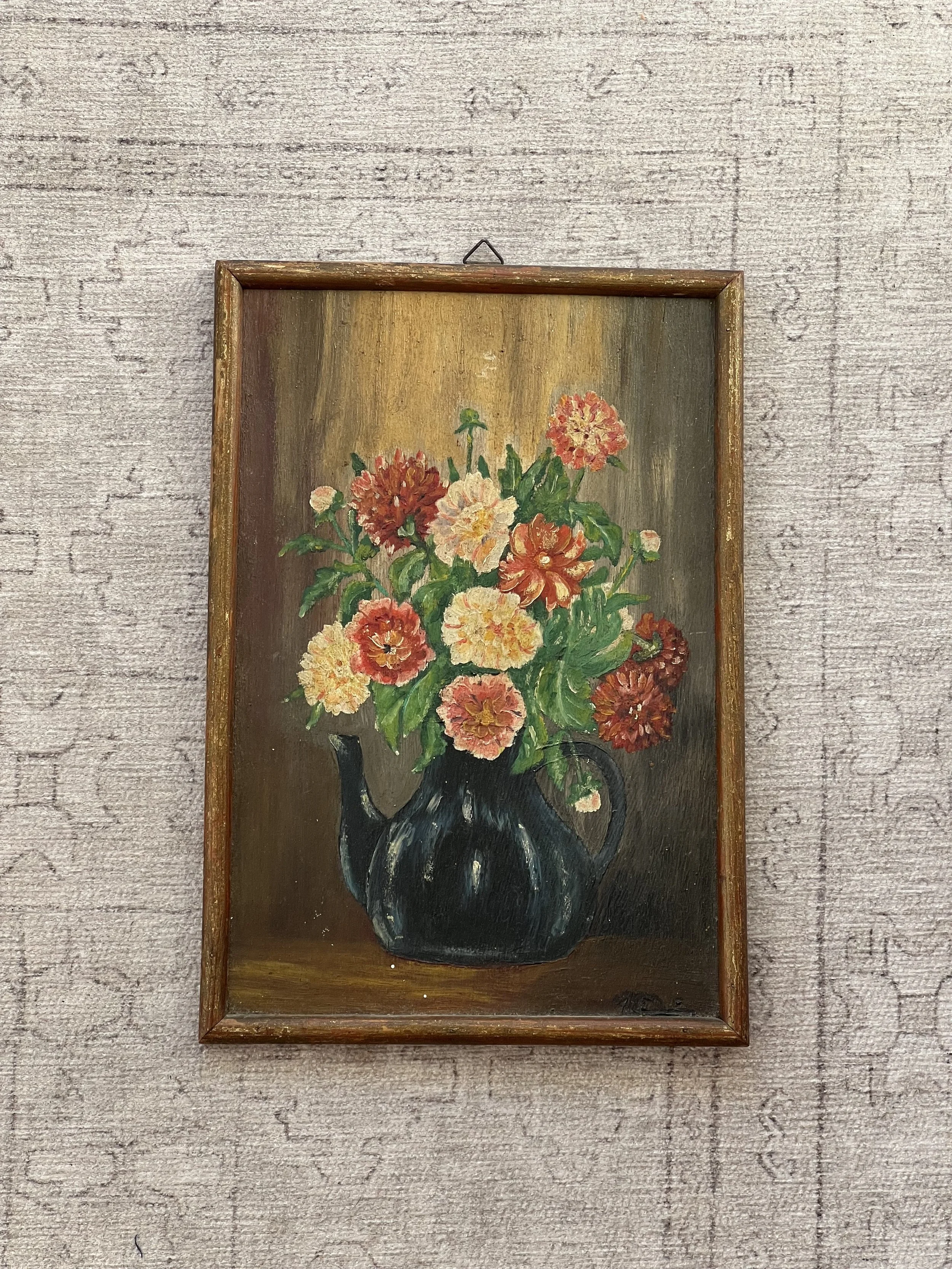 Vintage French Oil Painting